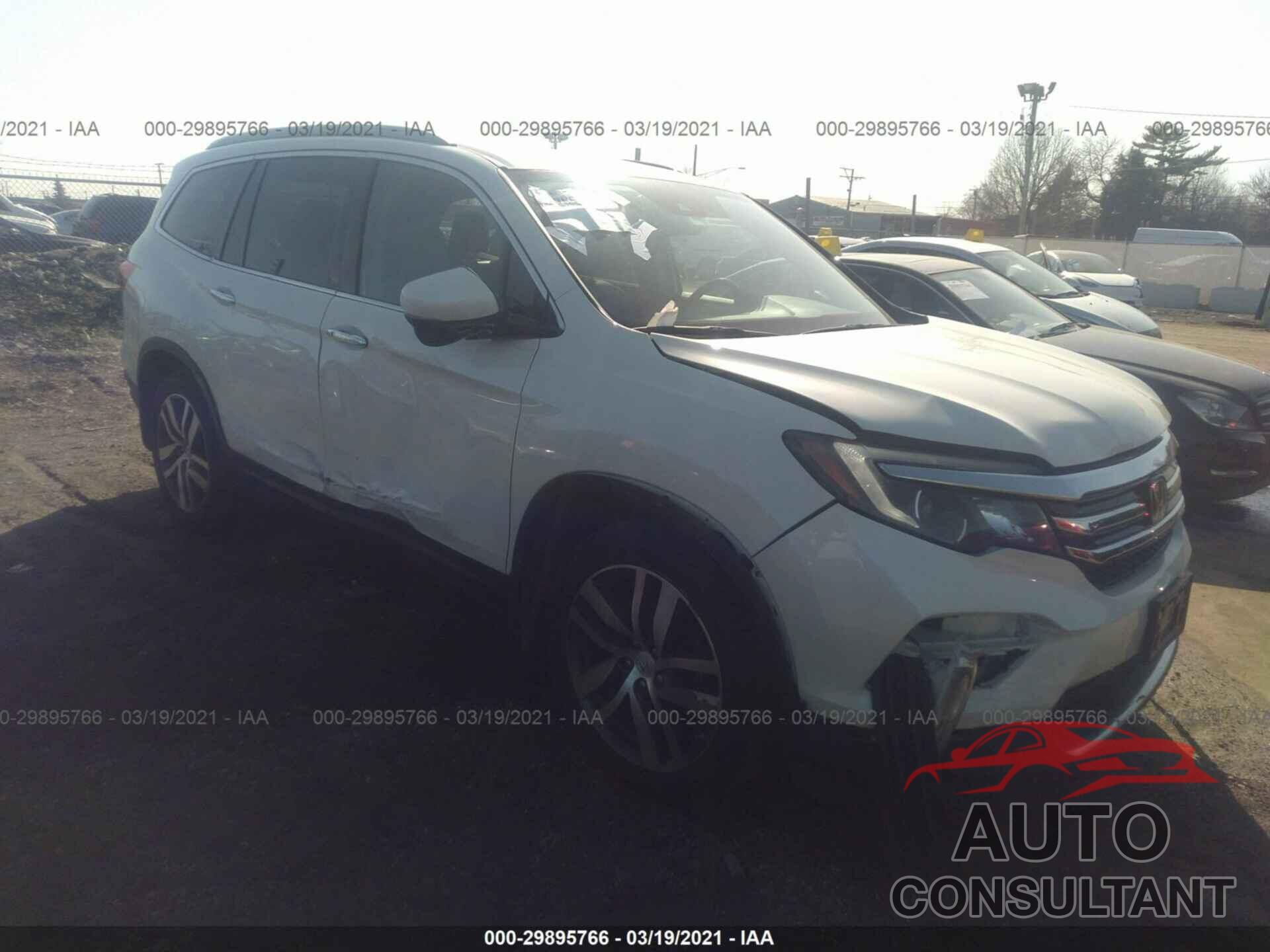 HONDA PILOT 2016 - 5FNYF6H97GB039459