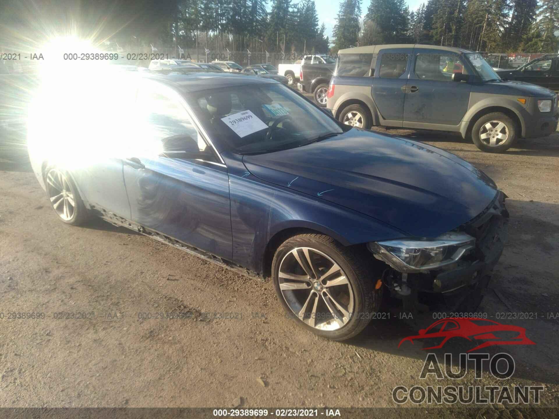 BMW 3 SERIES 2016 - WBA8B7C51GK703647