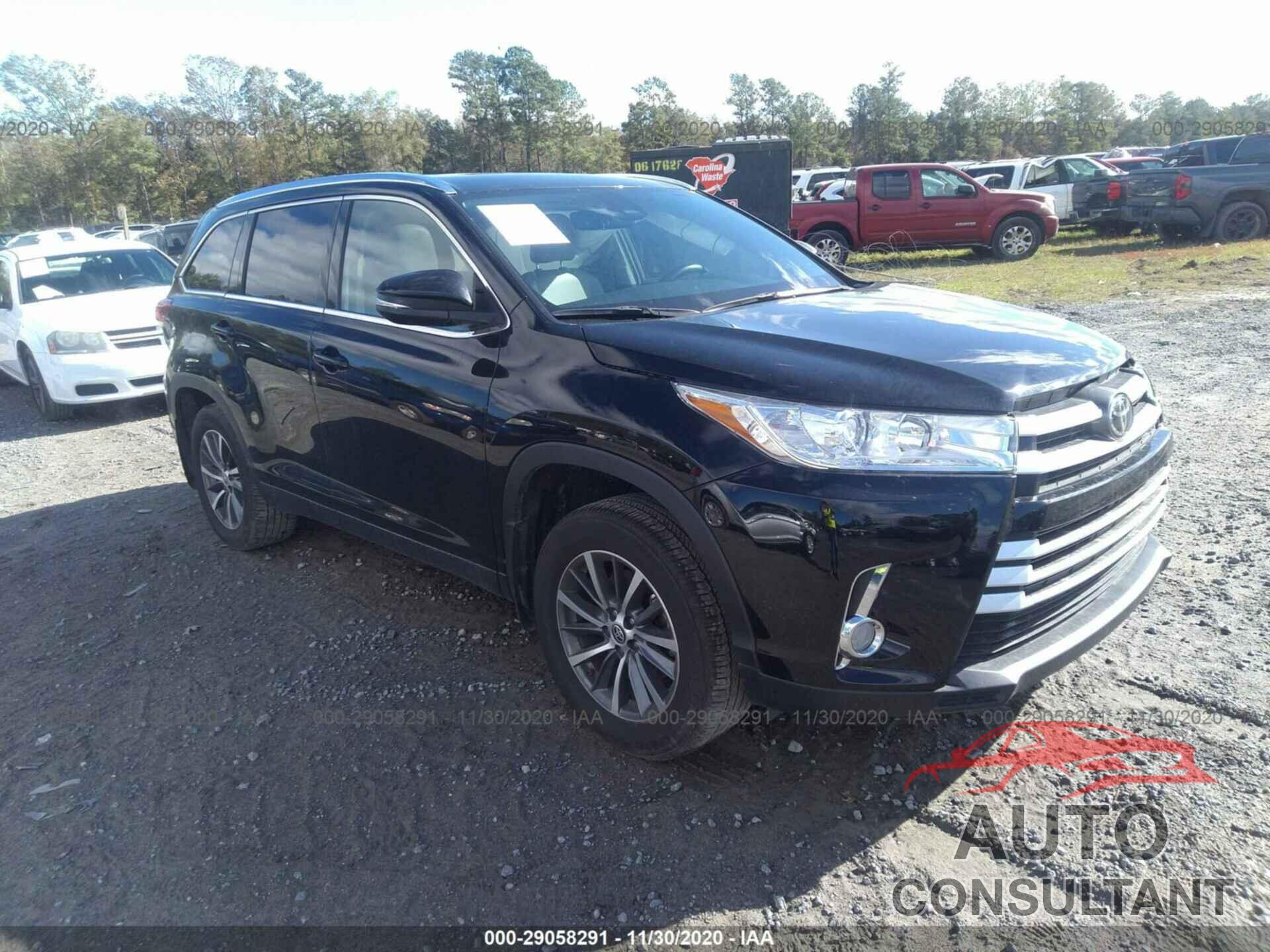 TOYOTA HIGHLANDER 2019 - 5TDJZRFHXKS627591