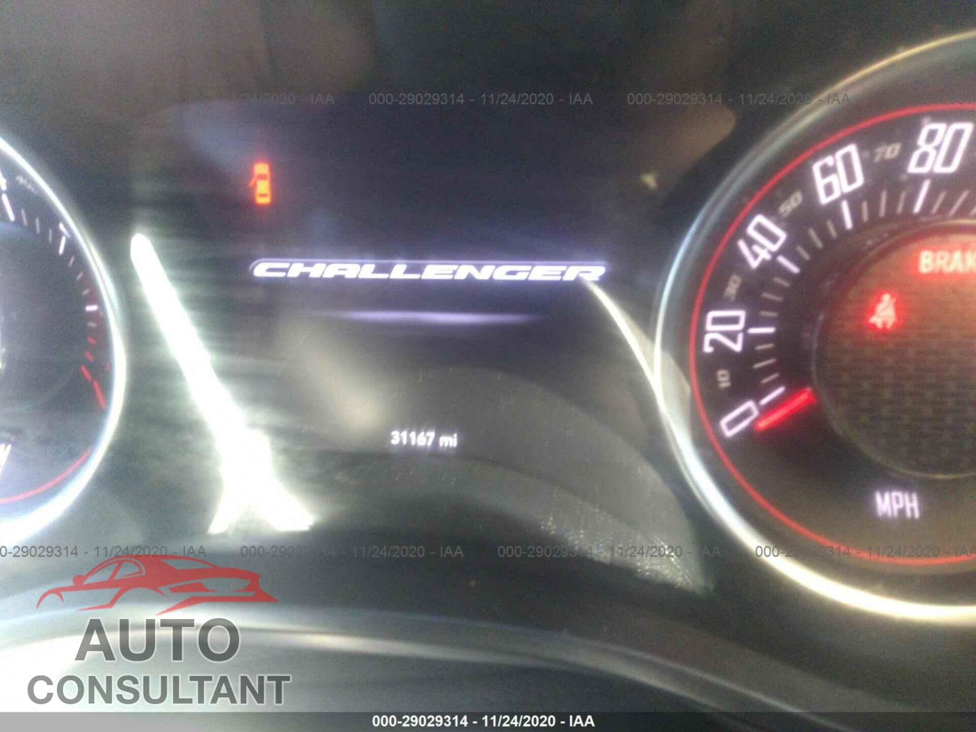 DODGE CHALLENGER 2019 - 2C3CDZAG3KH616523