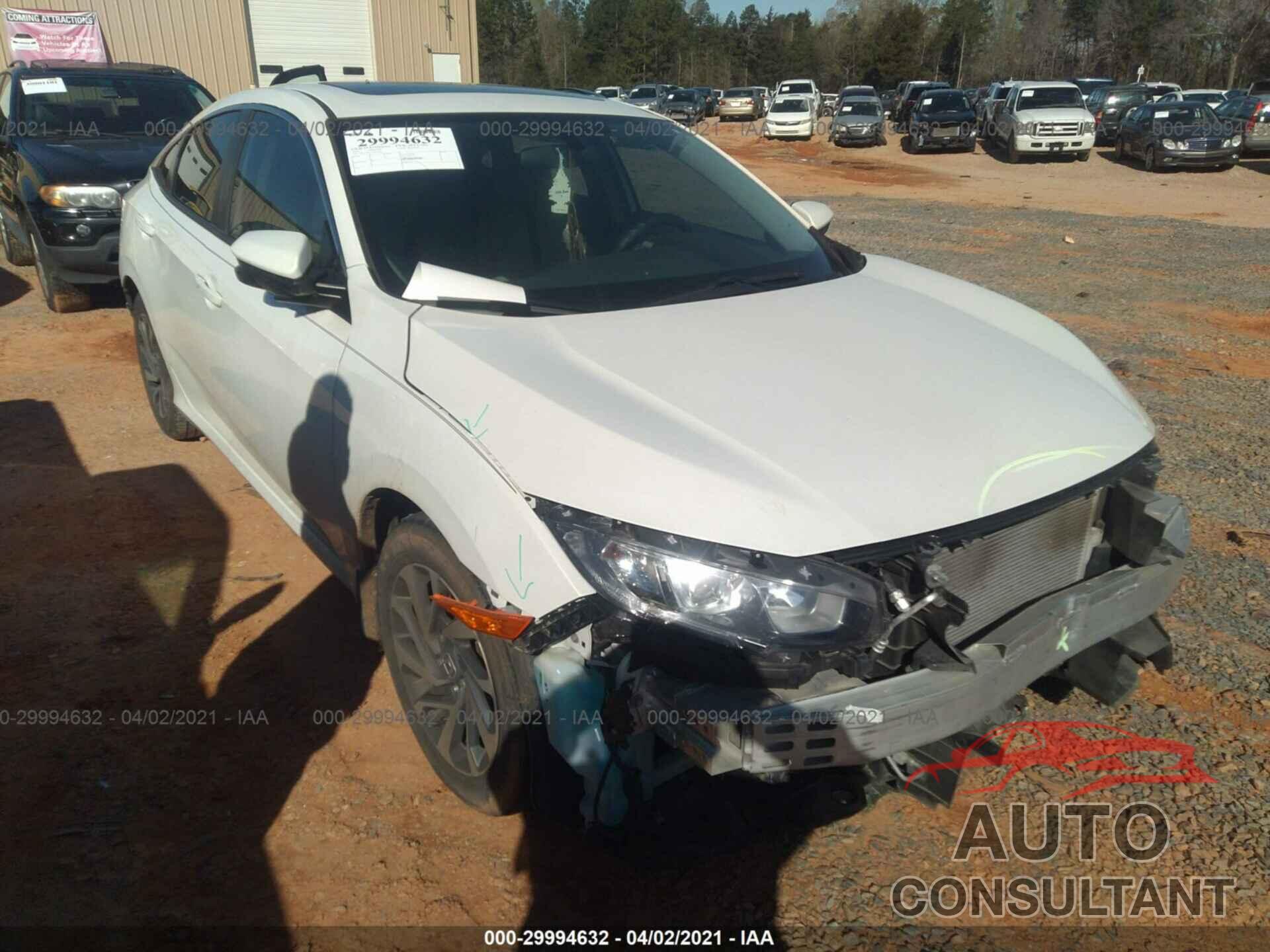 HONDA CIVIC SEDAN 2016 - 19XFC2F72GE056590