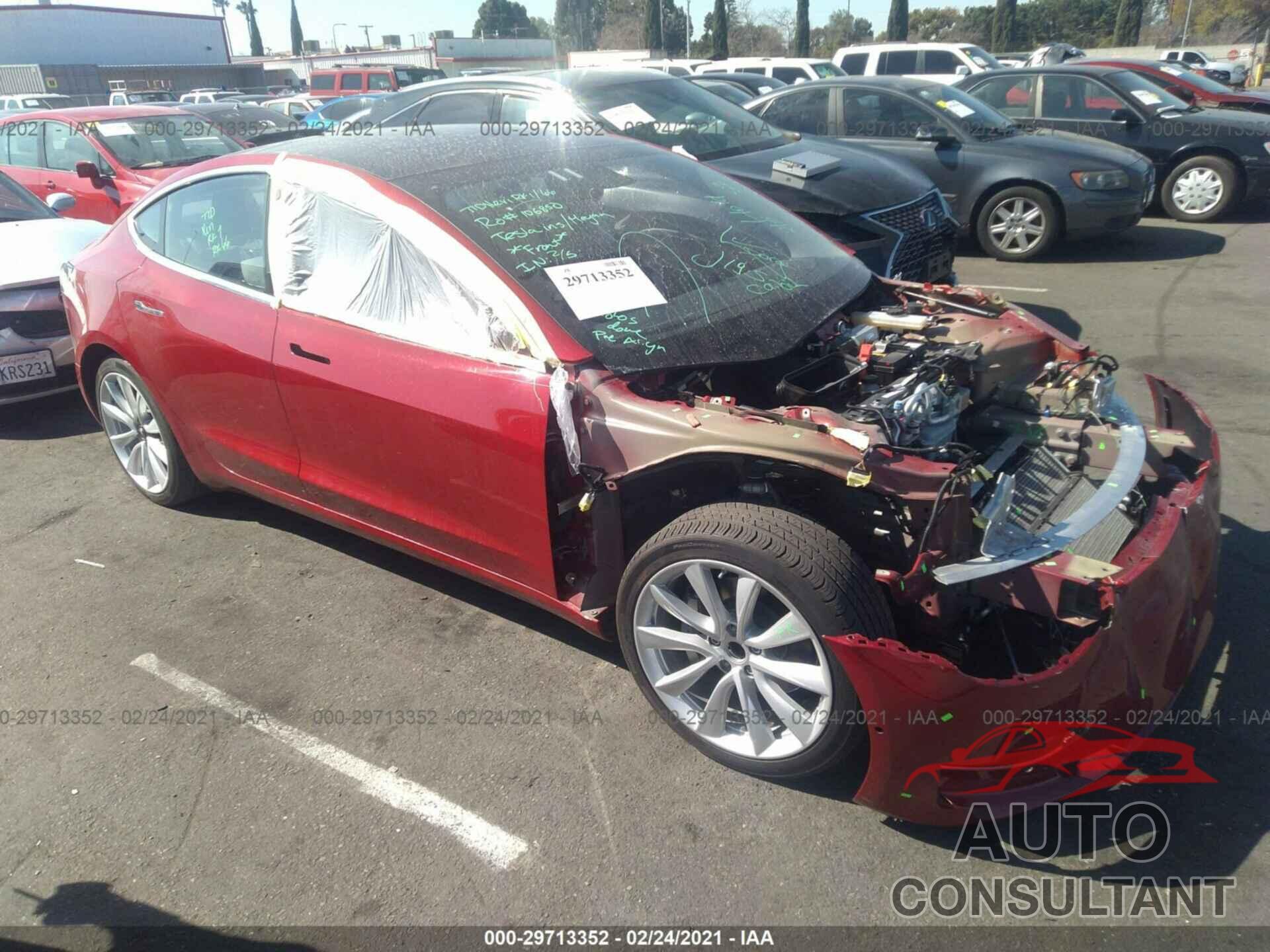 TESLA MODEL 3 2018 - 5YJ3E1EA1JF050852