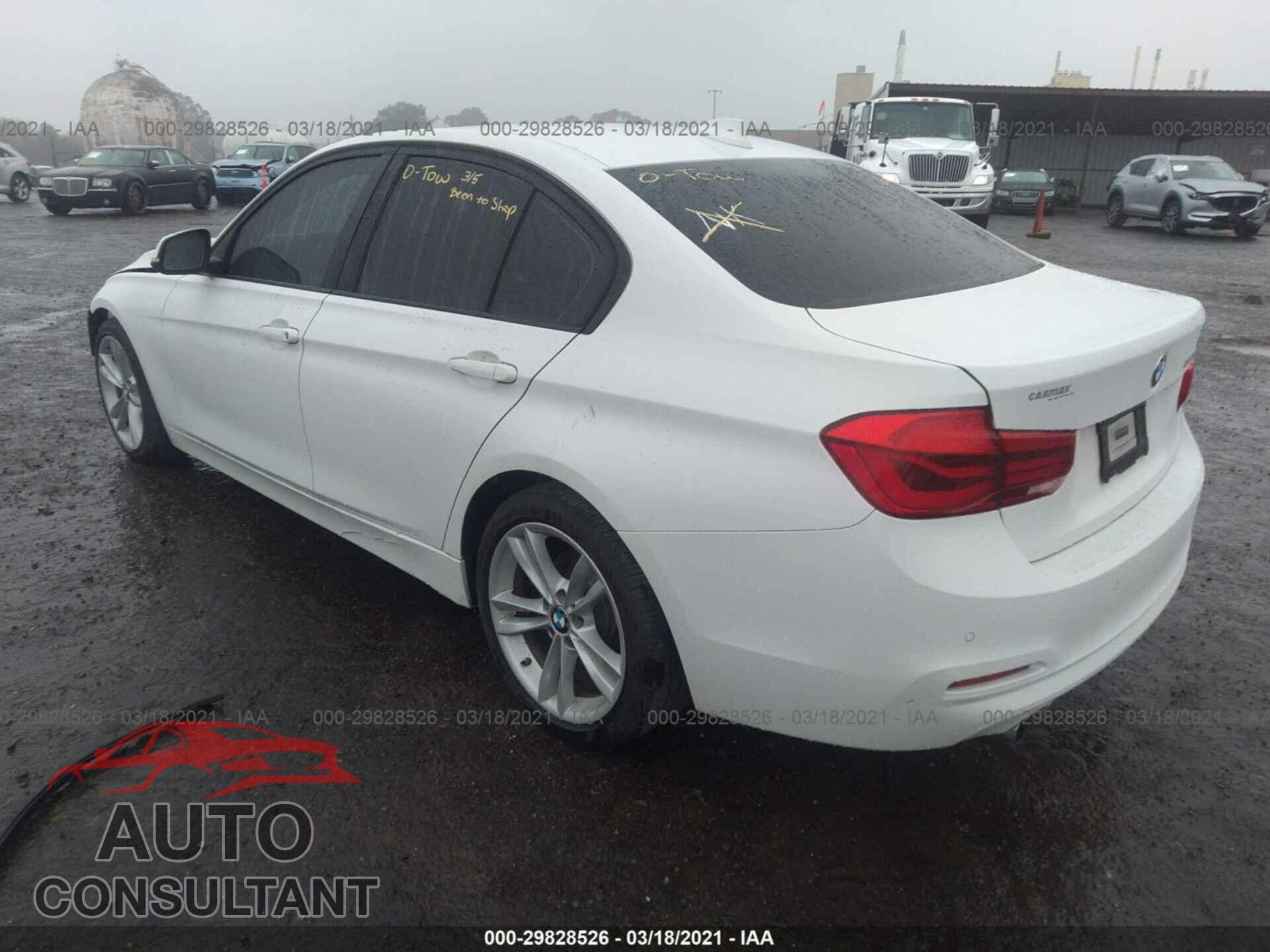 BMW 3 SERIES 2016 - WBA8E1G53GNU12340