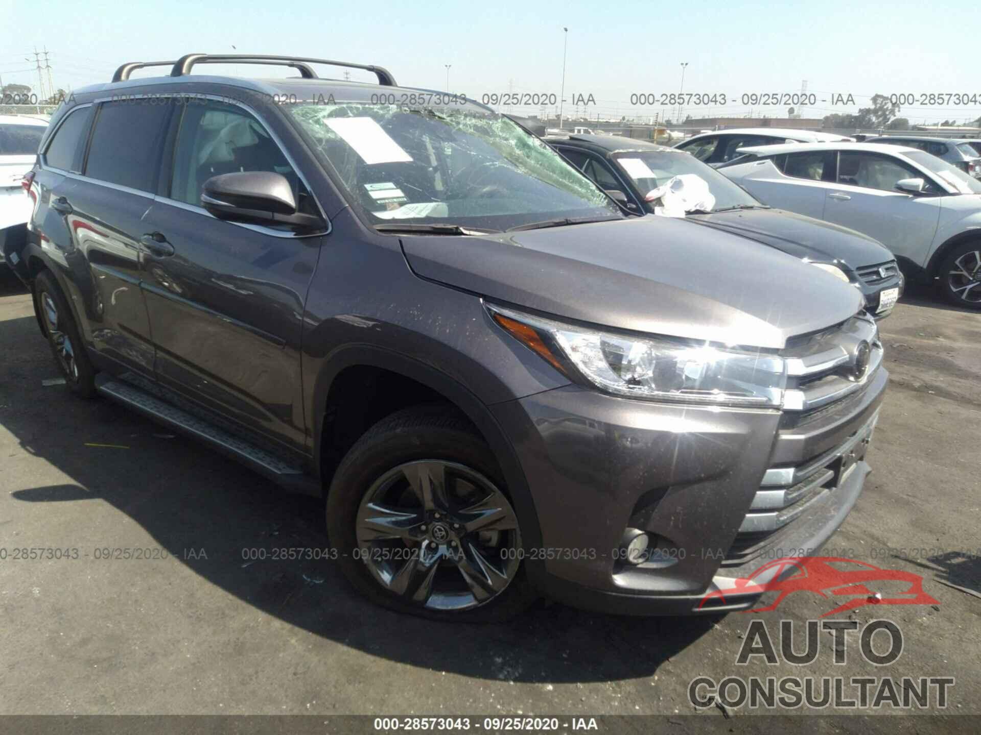 TOYOTA HIGHLANDER 2017 - 5TDYZRFH3HS215892
