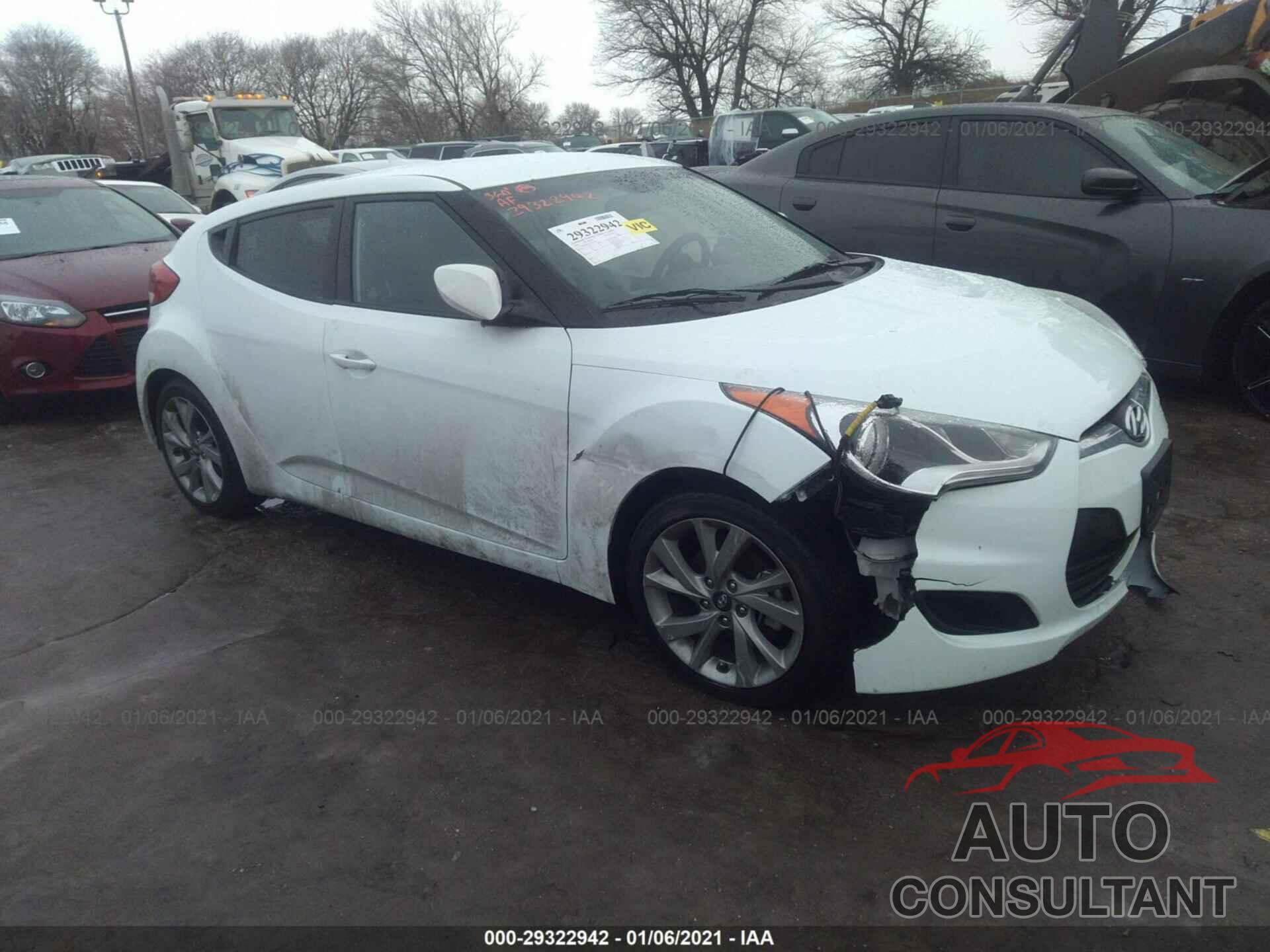 HYUNDAI VELOSTER 2016 - KMHTC6AD2GU276350