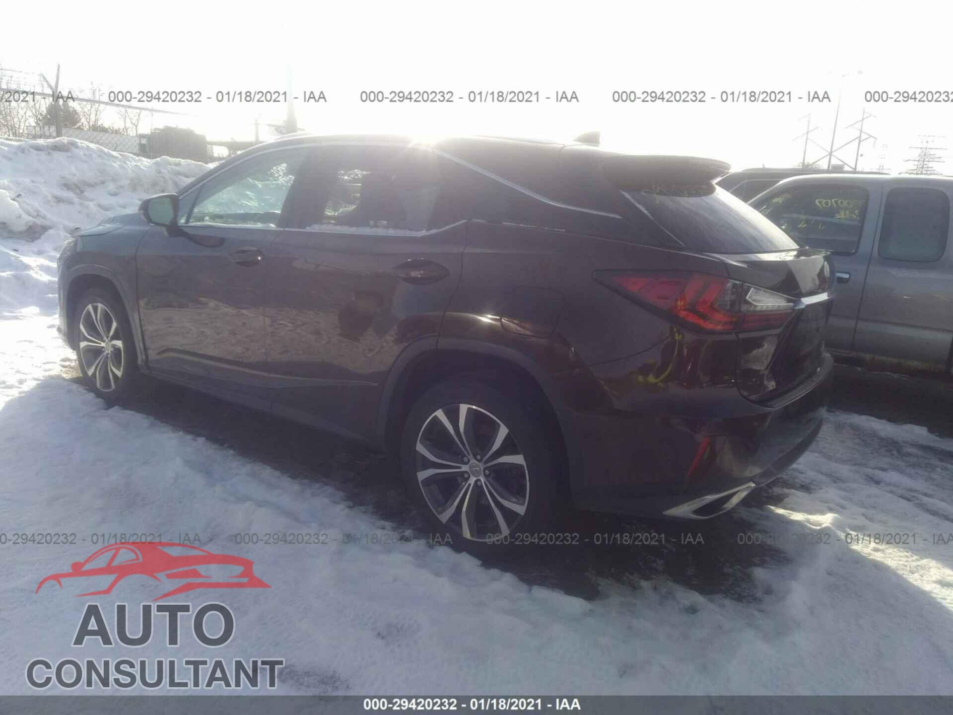 LEXUS RX 2017 - 2T2BZMCA6HC080184