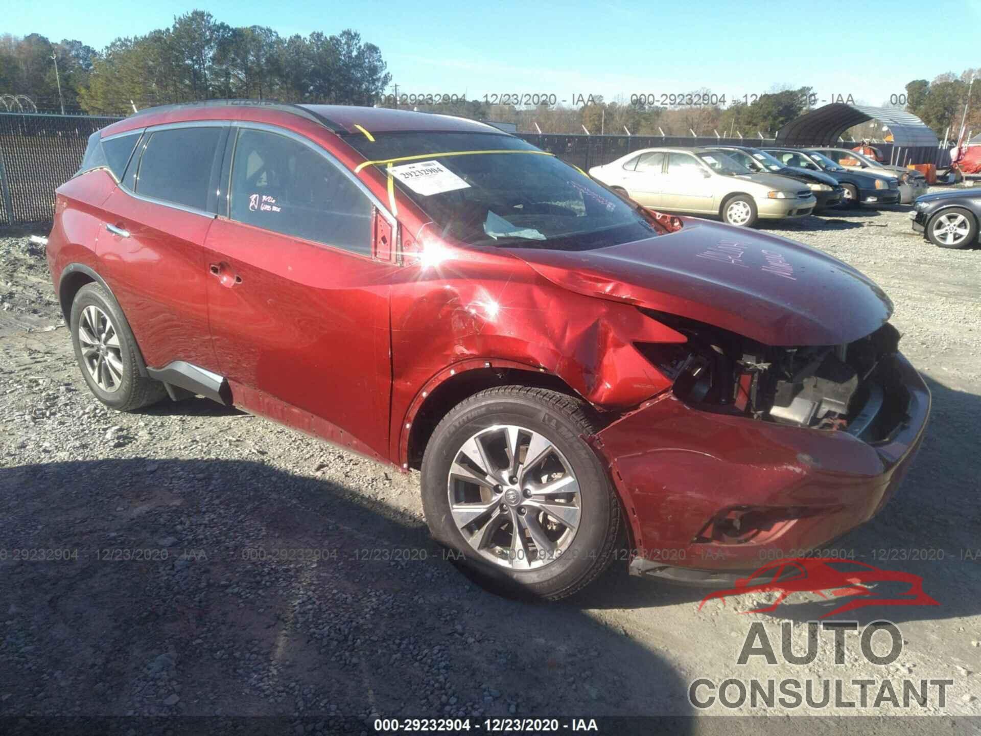 NISSAN MURANO 2018 - 5N1AZ2MGXJN155216