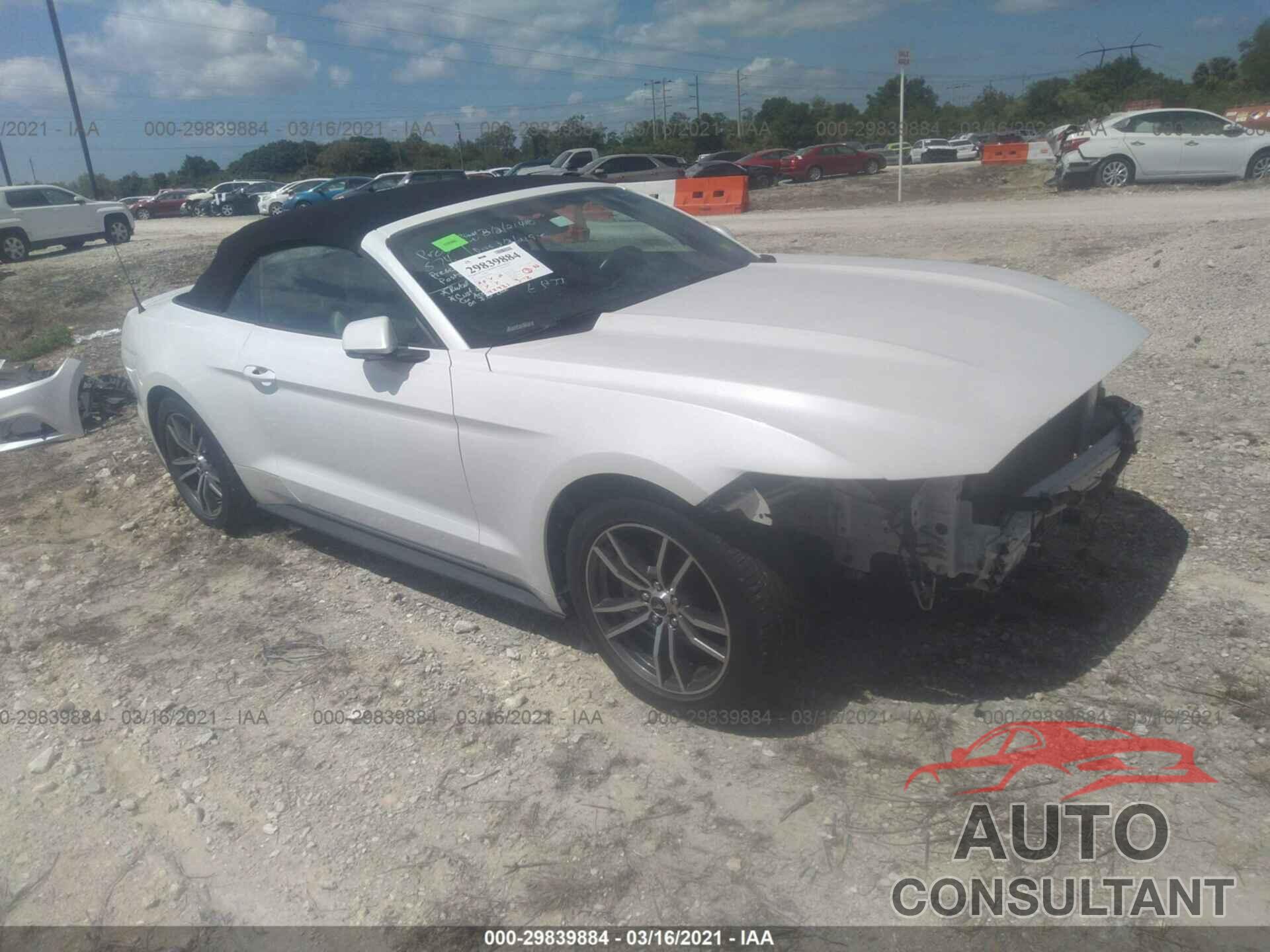 FORD MUSTANG 2017 - 1FATP8UH2H5320724
