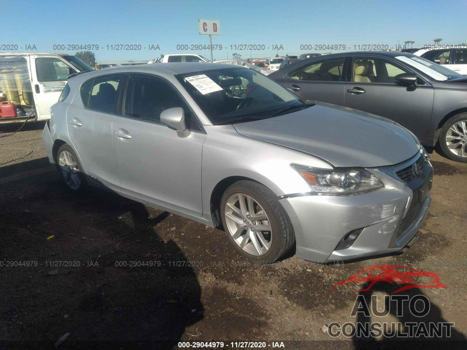 LEXUS CT 200H 2016 - JTHKD5BH3G2266672