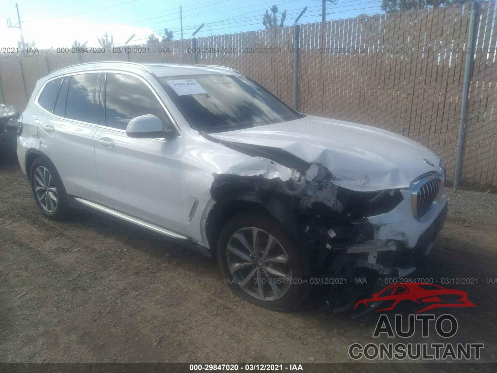 BMW X3 2019 - 5UXTR7C59KLE94249