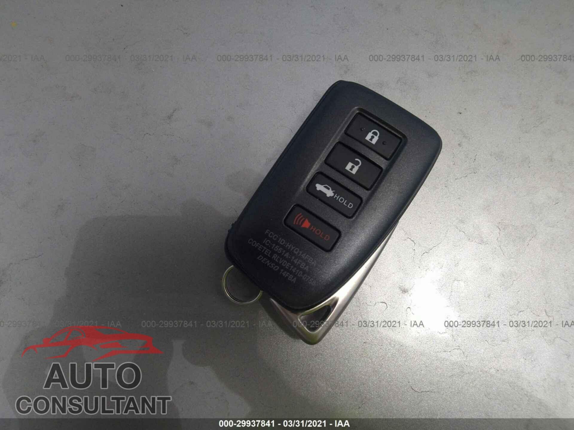 LEXUS IS 2020 - JTHAA1D29L5108500