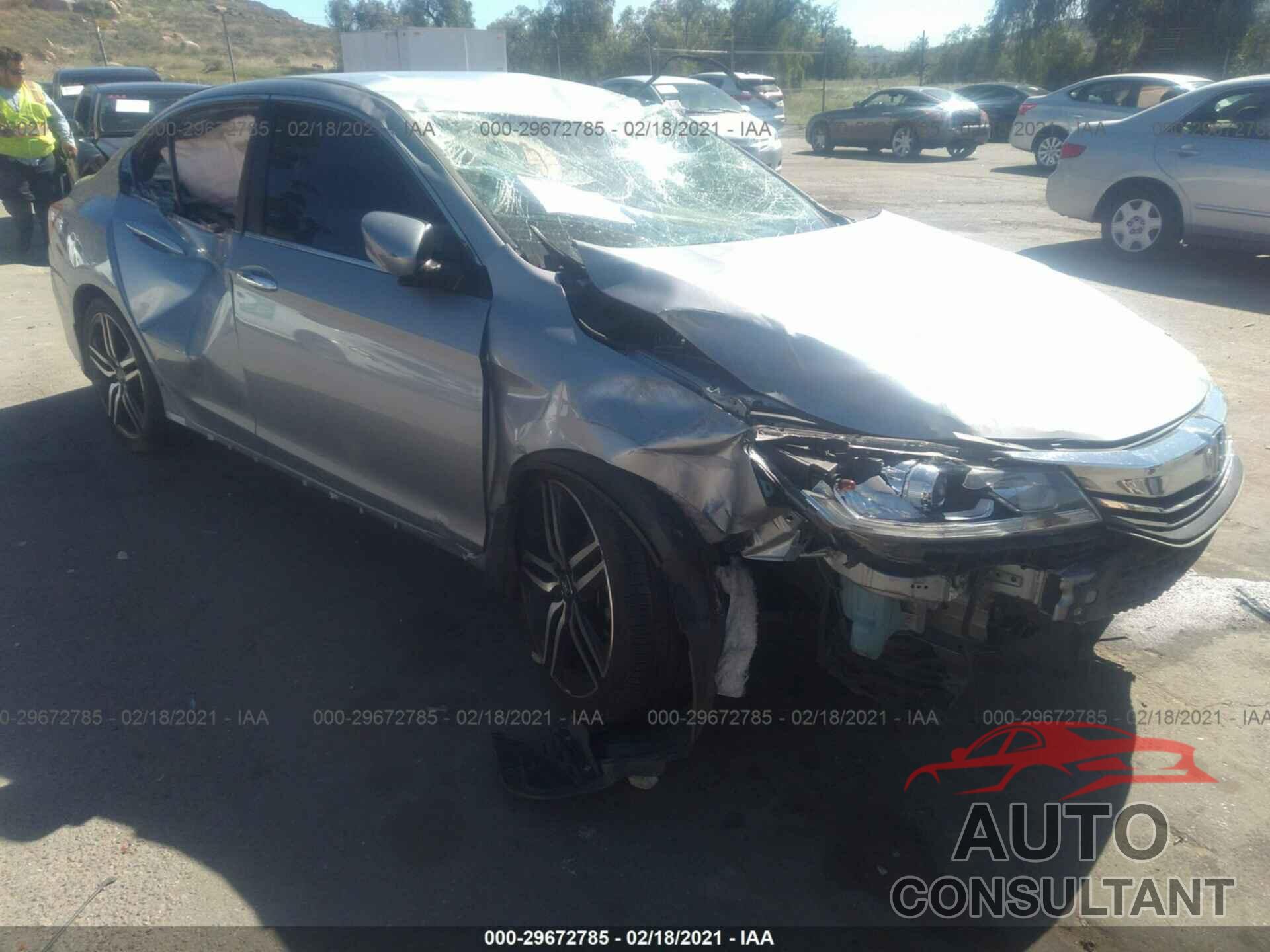 HONDA ACCORD SEDAN 2016 - 1HGCR2F50GA144462