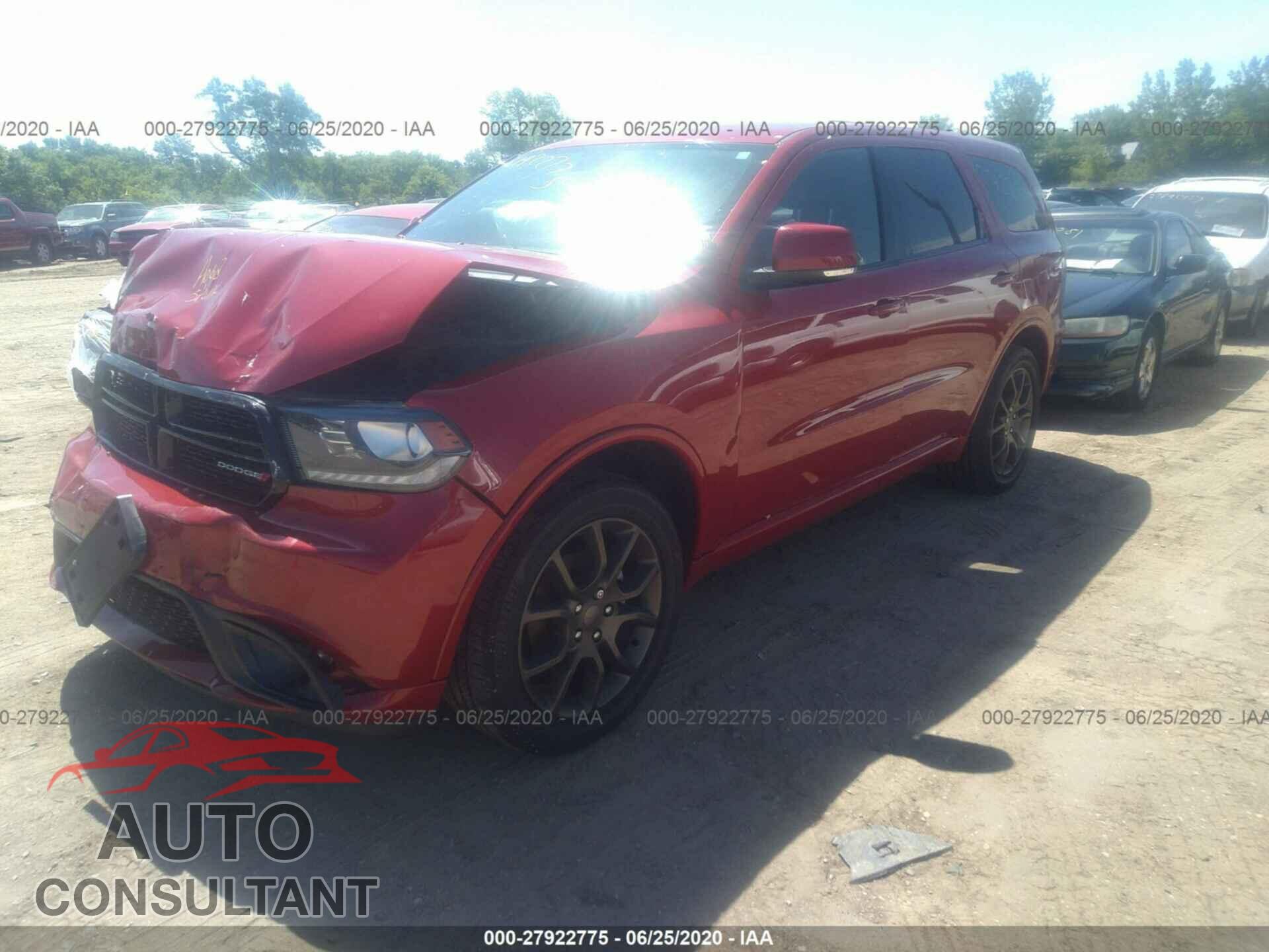 Dodge Durango 2017 - 1C4RDJDG4HC817488