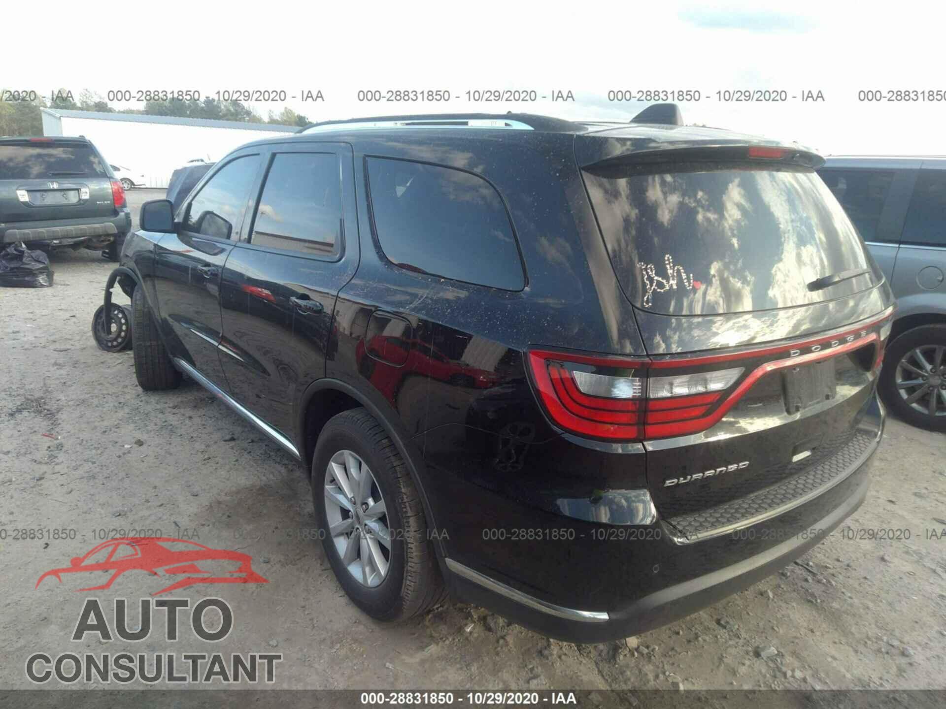 DODGE DURANGO 2020 - 1C4RDHAG0LC204645