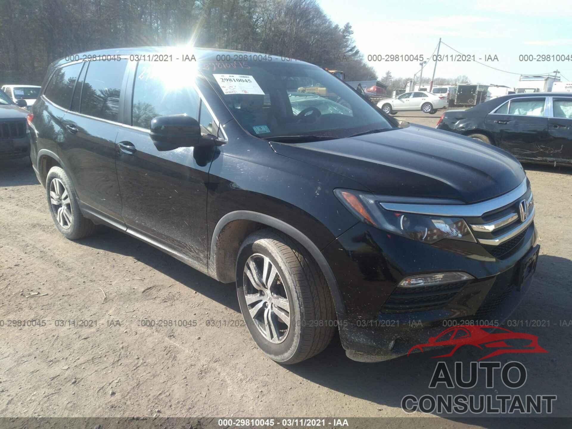HONDA PILOT 2016 - 5FNYF6H52GB082829