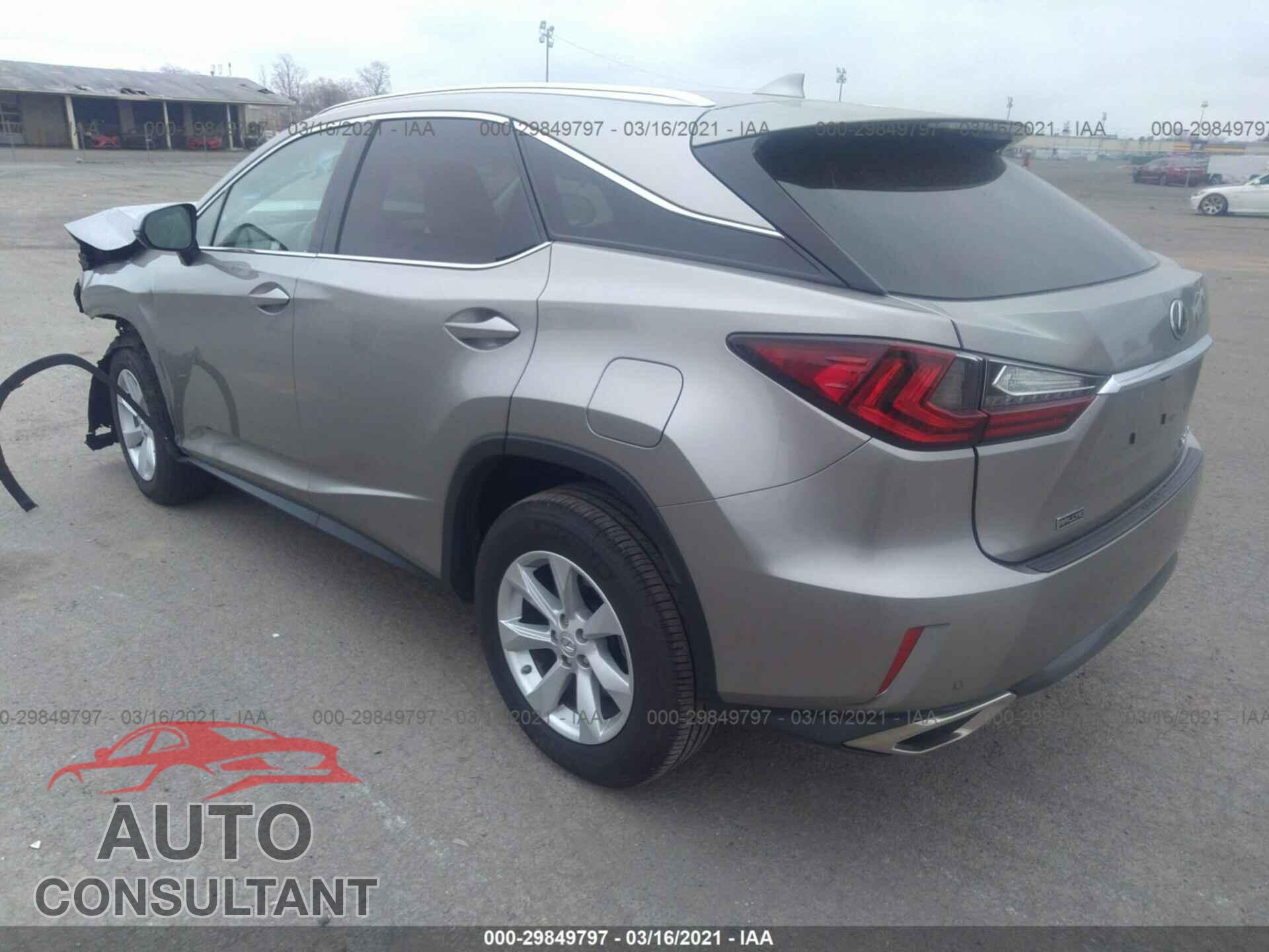 LEXUS RX 2017 - 2T2BZMCAXHC134070