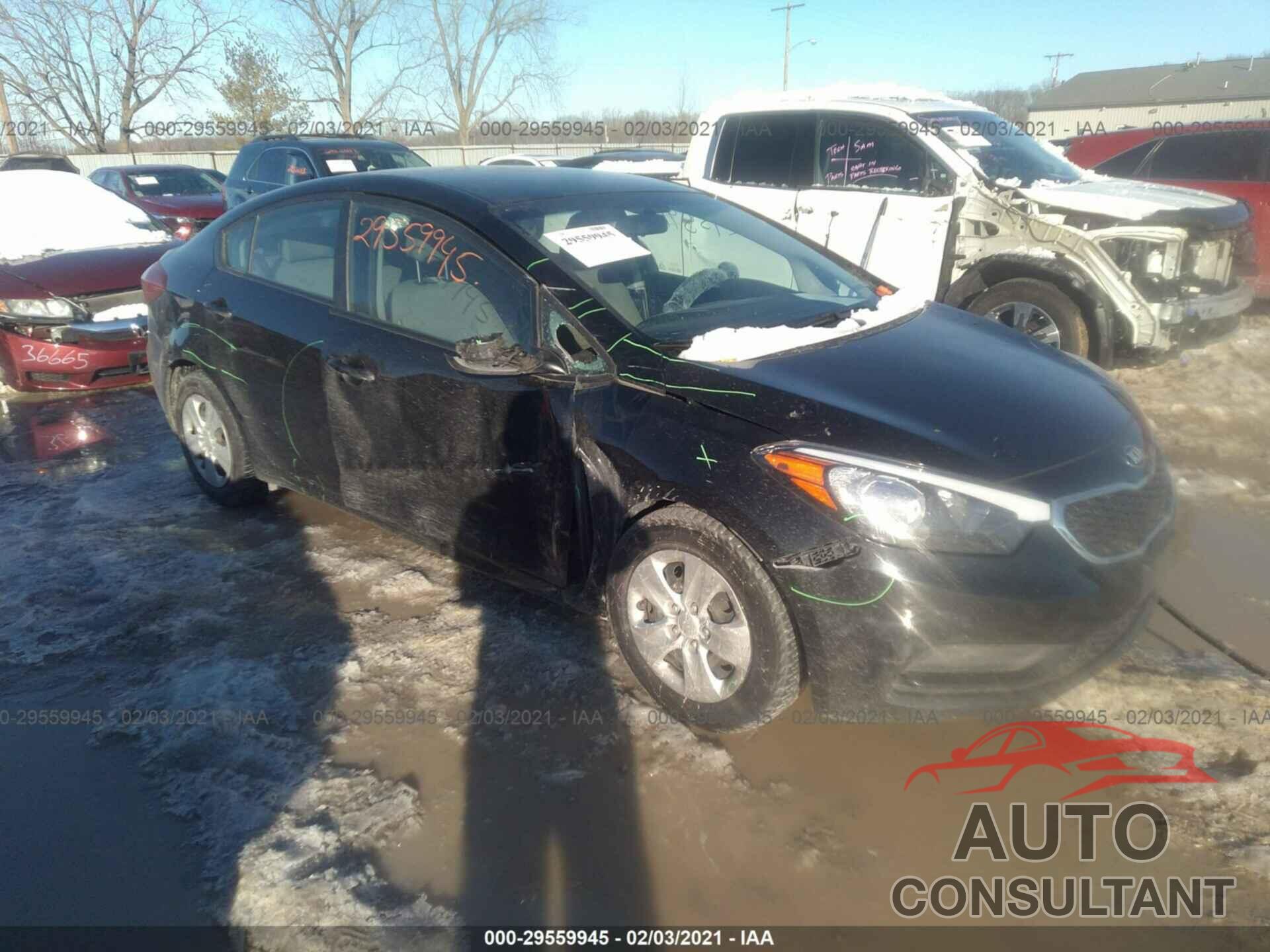 KIA FORTE 2016 - KNAFK4A67G5612124
