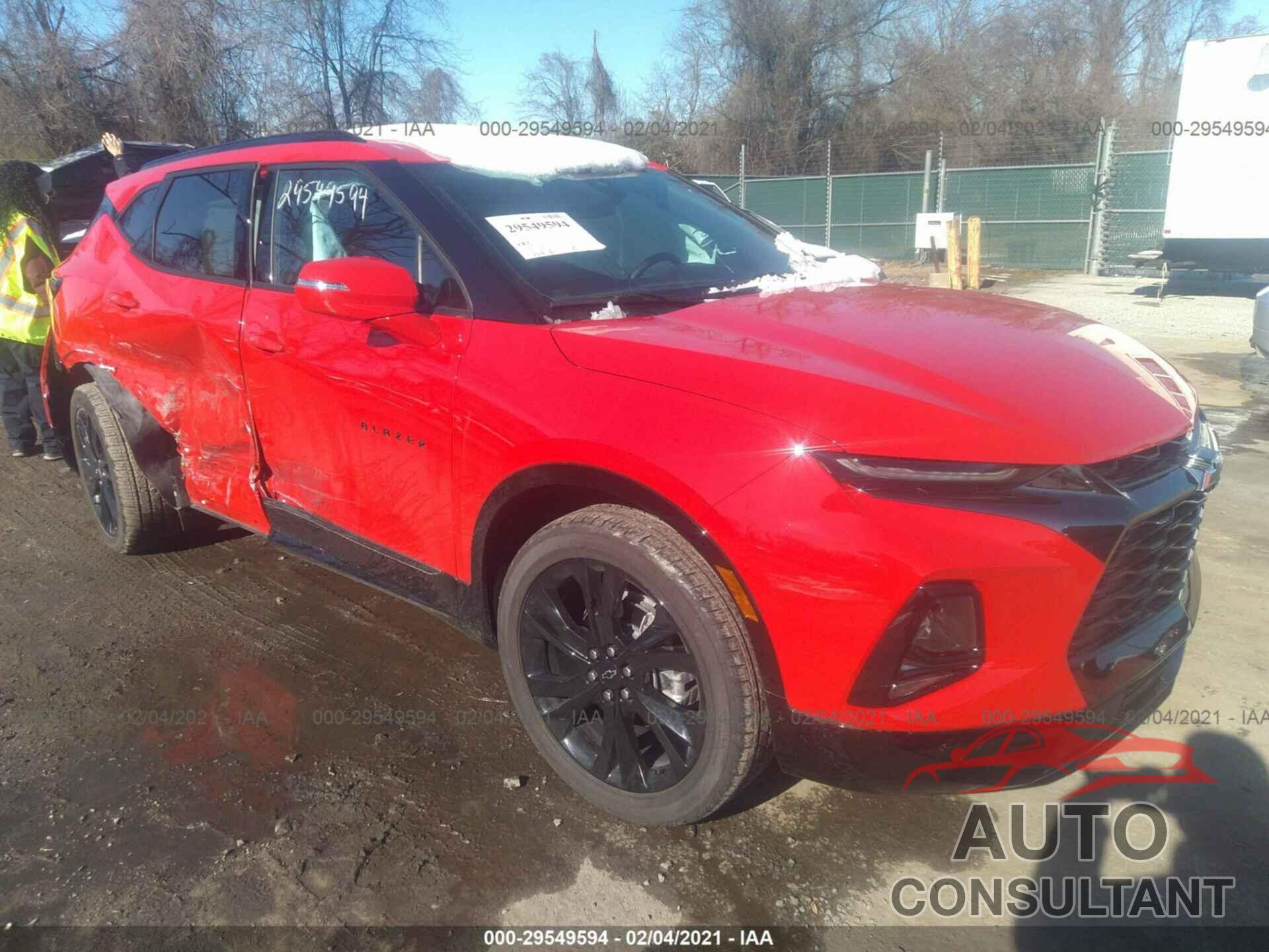 CHEVROLET BLAZER 2021 - 3GNKBKRS6MS500057