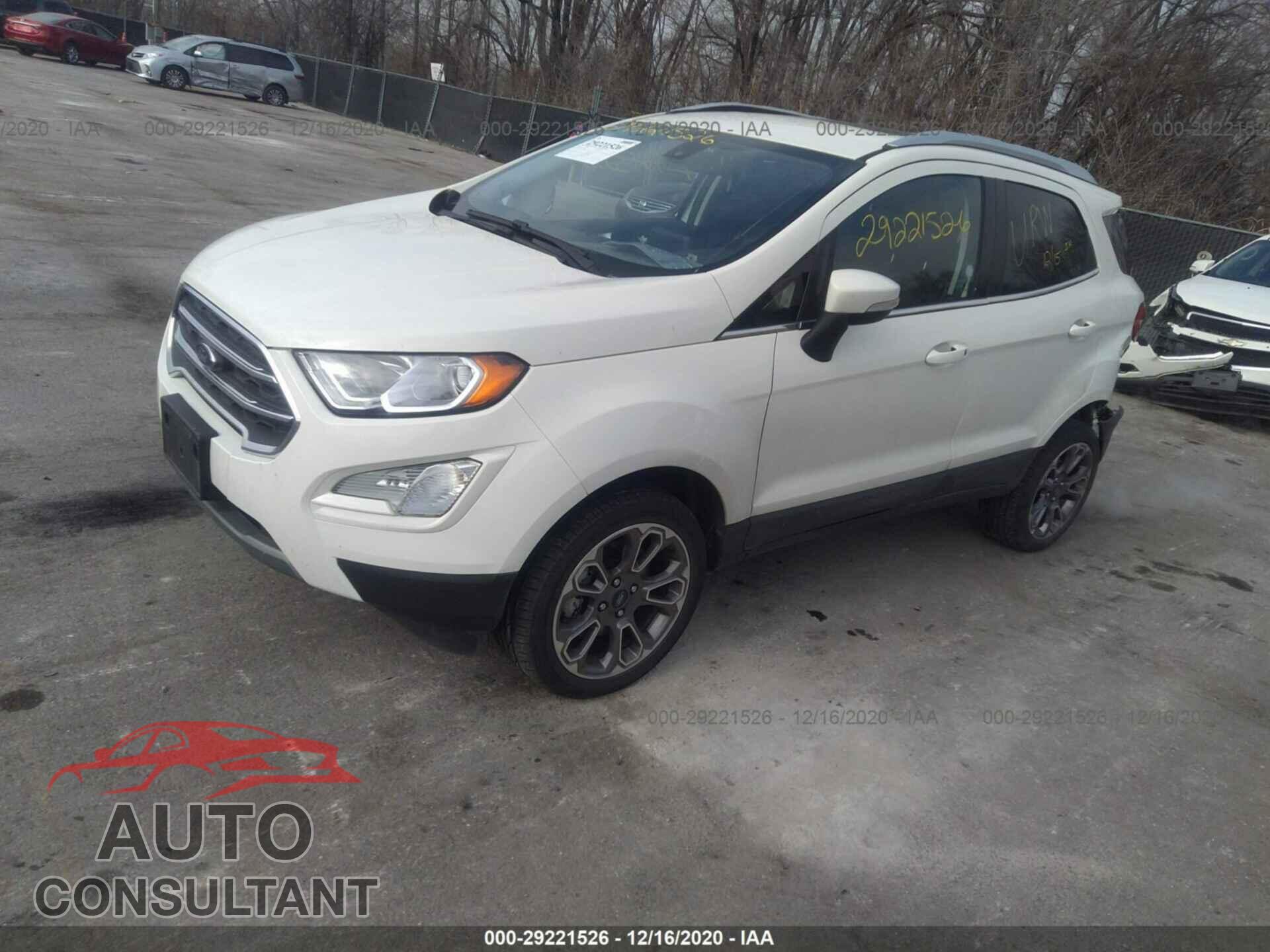 FORD ECOSPORT 2020 - MAJ6S3KL0LC322305