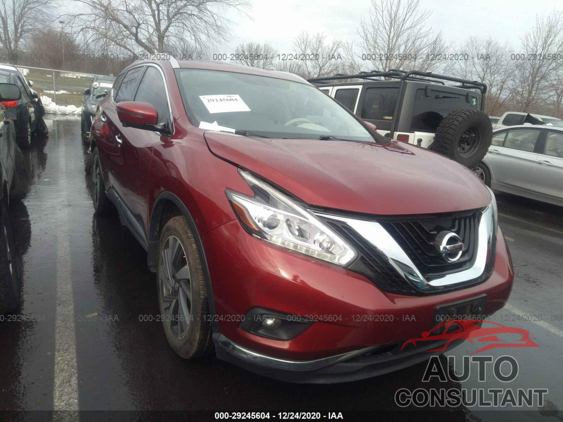 NISSAN MURANO 2016 - 5N1AZ2MG0GN129040