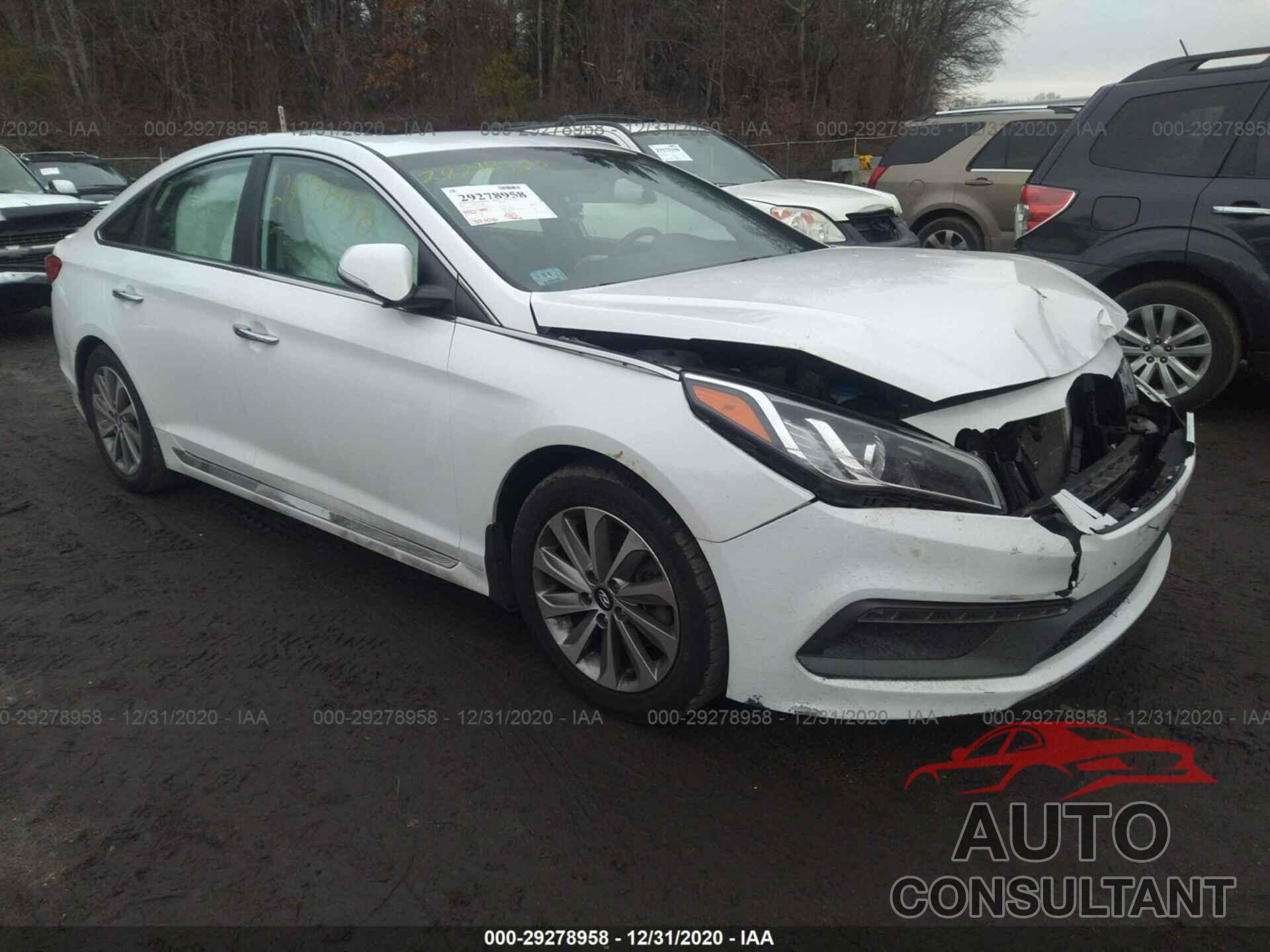 HYUNDAI SONATA 2016 - 5NPE34AF3GH350078