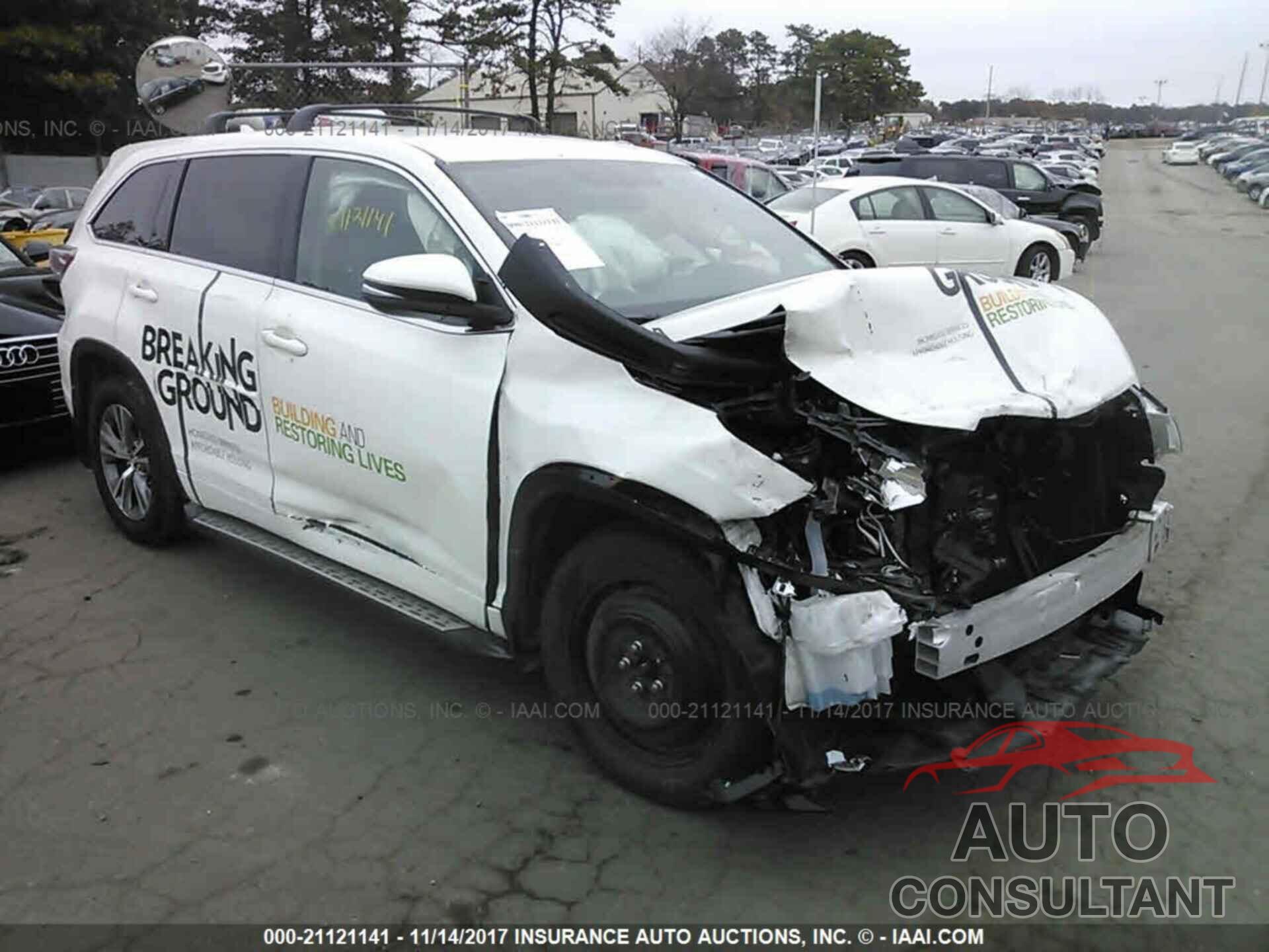 TOYOTA HIGHLANDER 2016 - 5TDBKRFH5GS281322