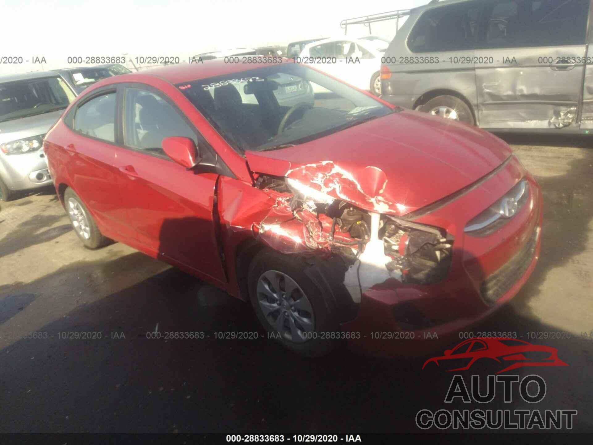 HYUNDAI ACCENT 2017 - KMHCT4AEXHU378607
