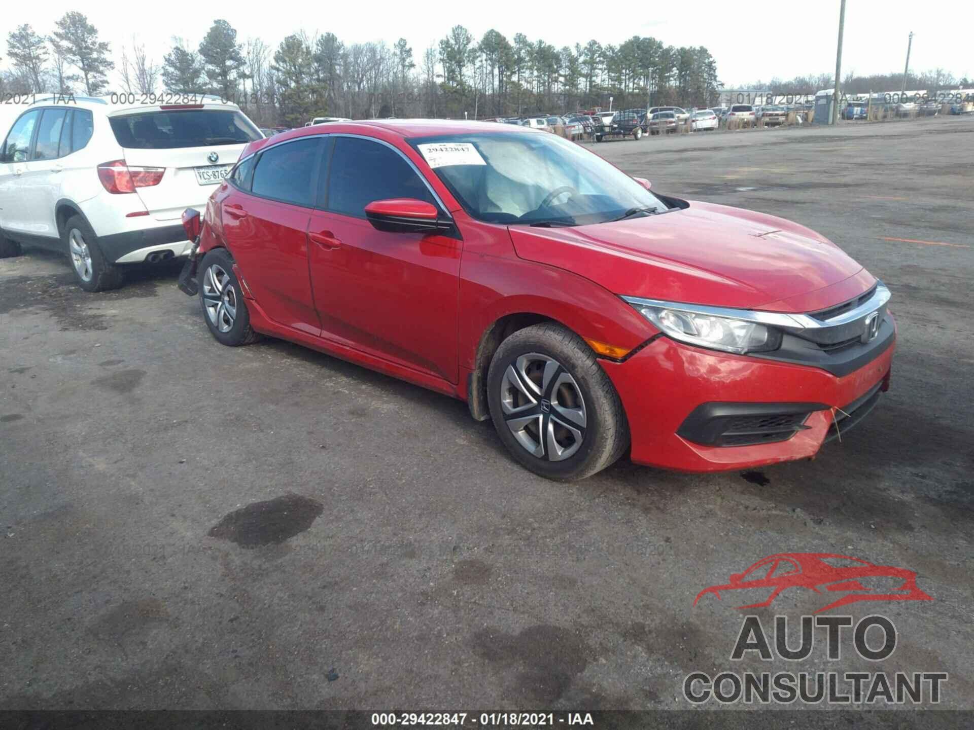 HONDA CIVIC SEDAN 2016 - 2HGFC2F59GH527722