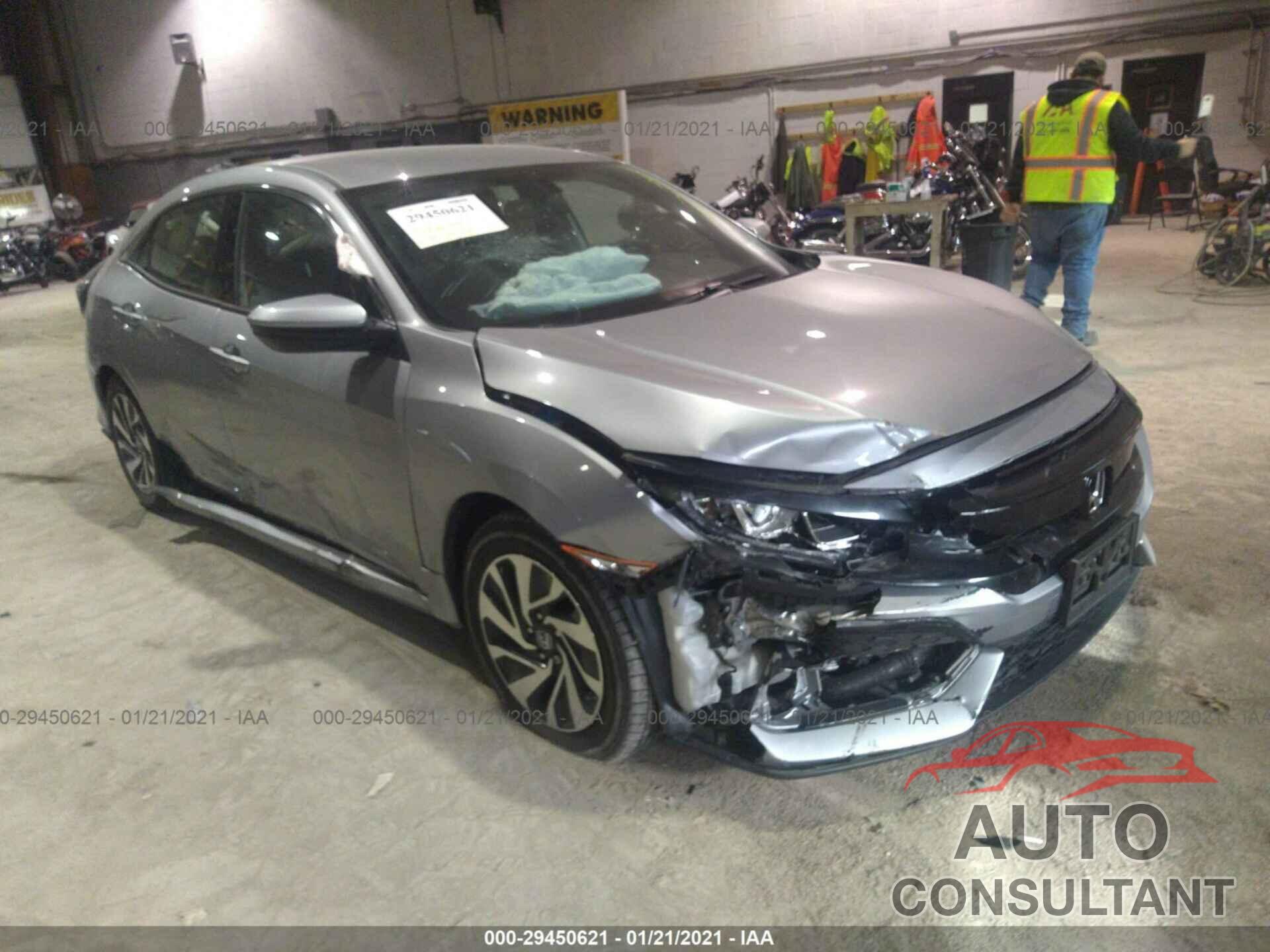 HONDA CIVIC HATCHBACK 2018 - SHHFK7G21JU211181