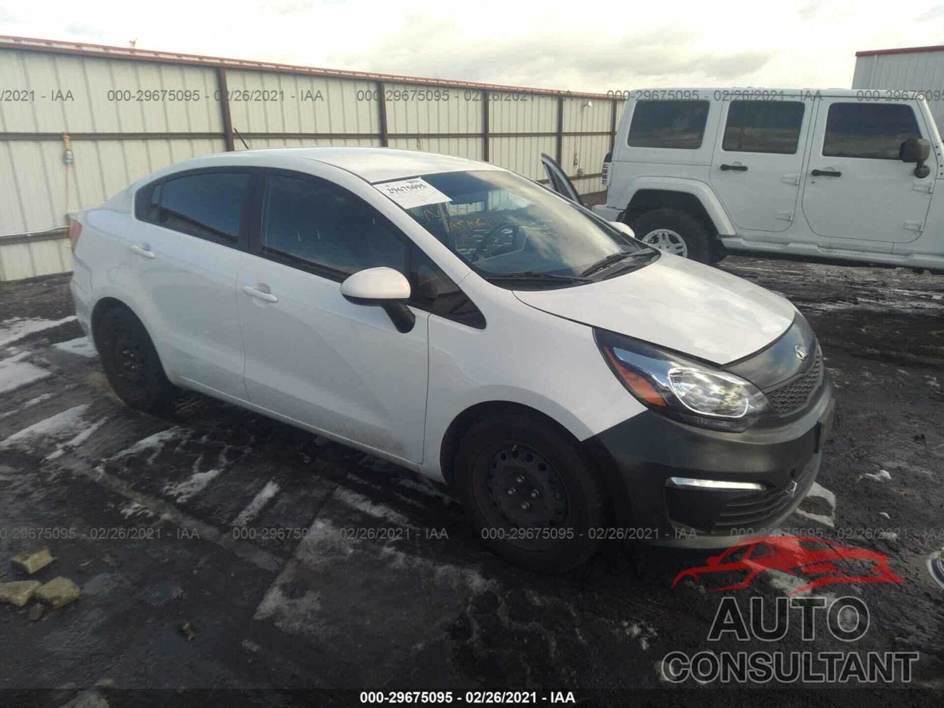 KIA RIO 2016 - KNADM4A32G6686116