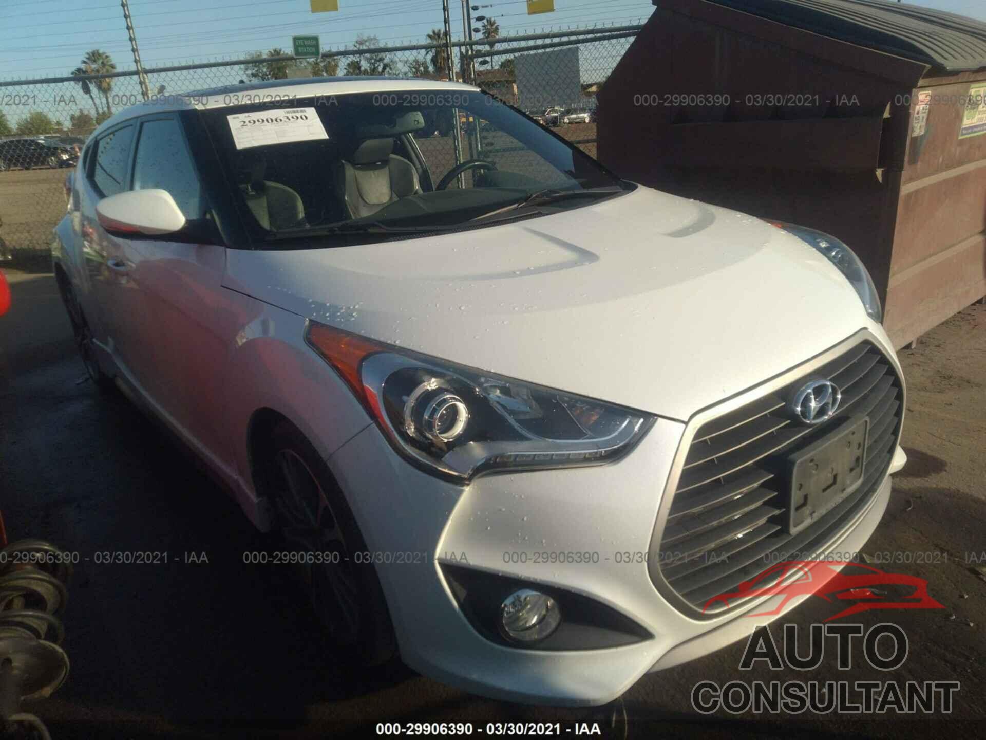 HYUNDAI VELOSTER 2016 - KMHTC6AE8GU286499