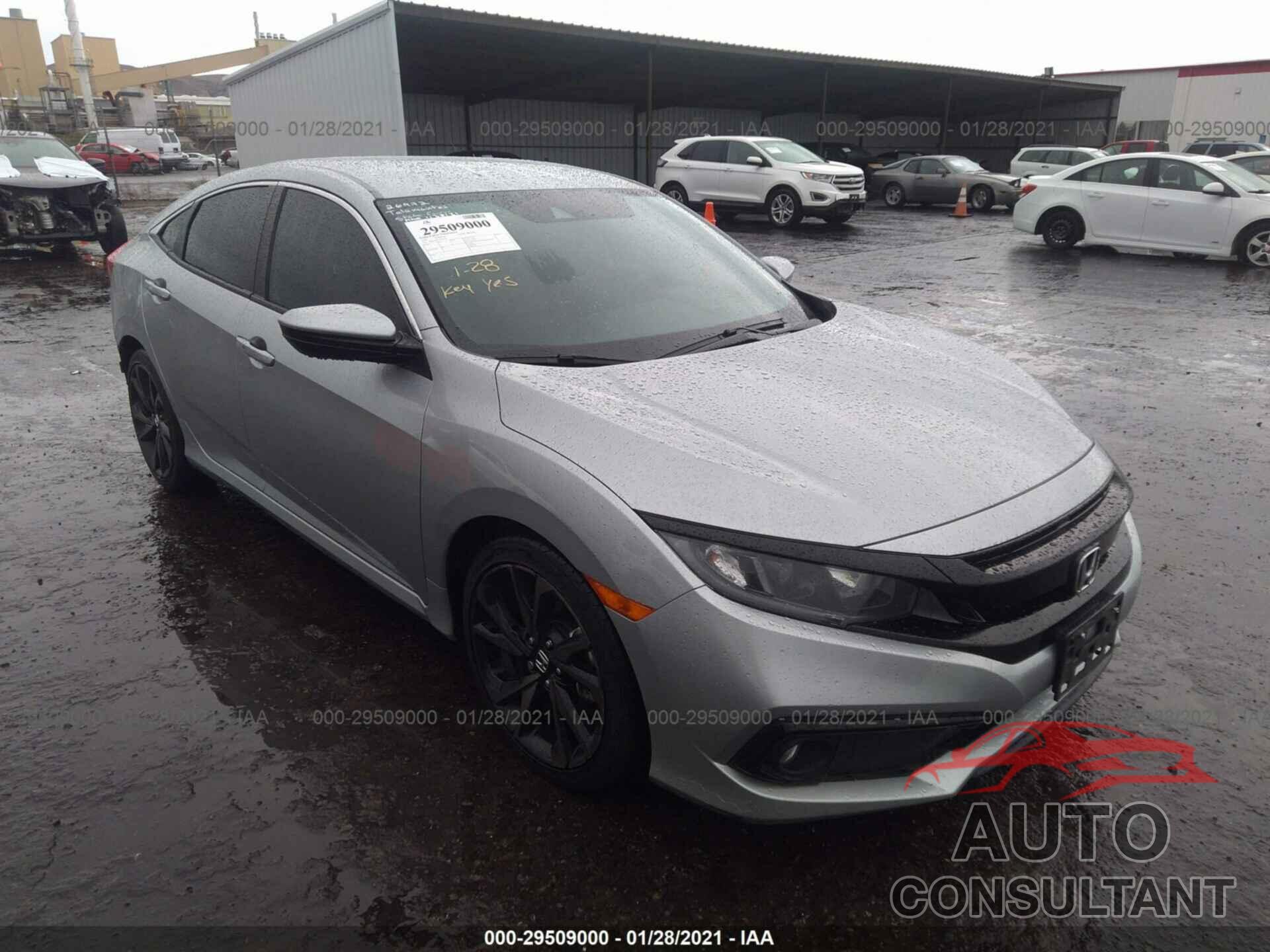 HONDA CIVIC SEDAN 2020 - 19XFC2F83LE205155