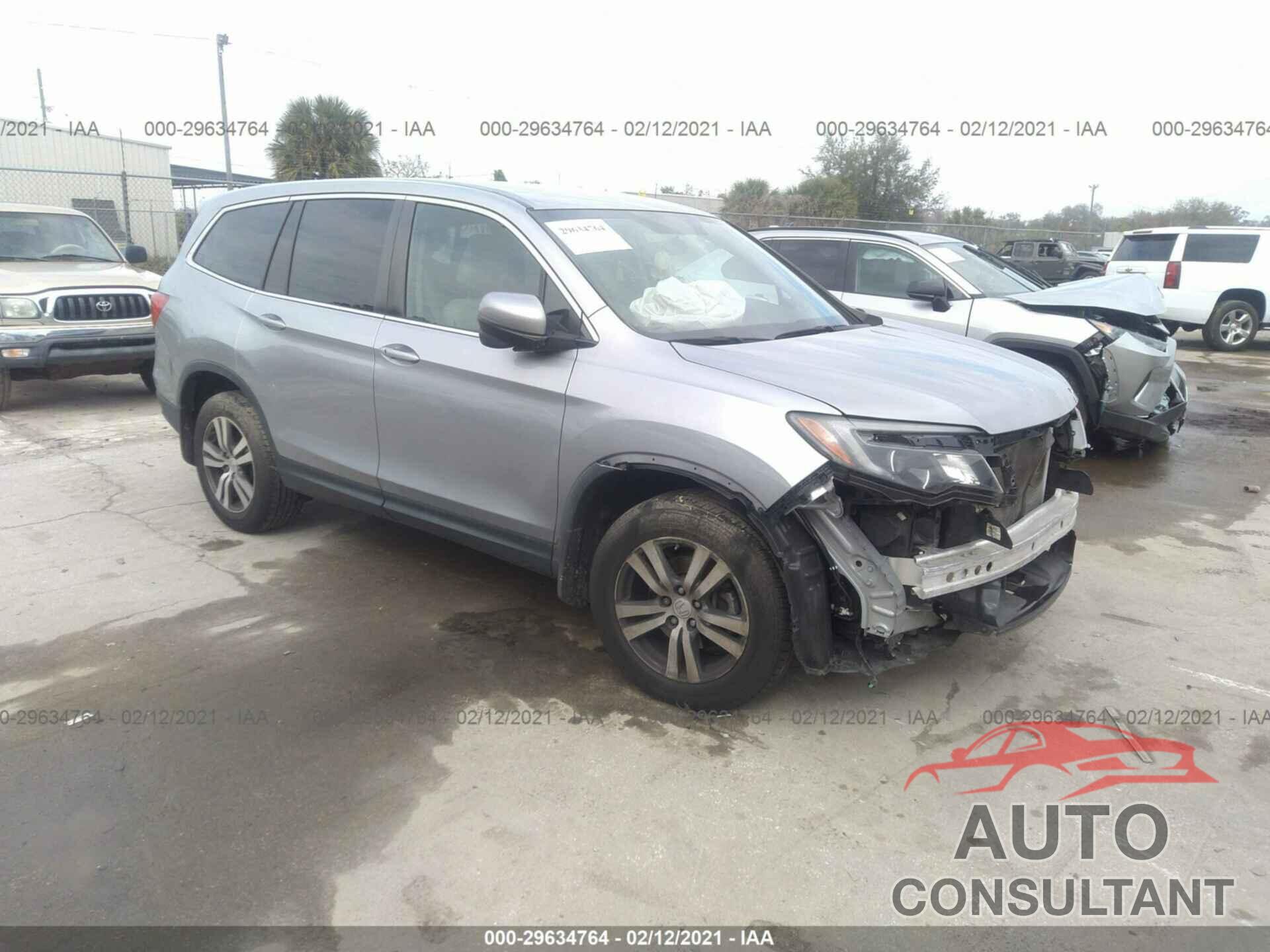HONDA PILOT 2017 - 5FNYF5H32HB046908