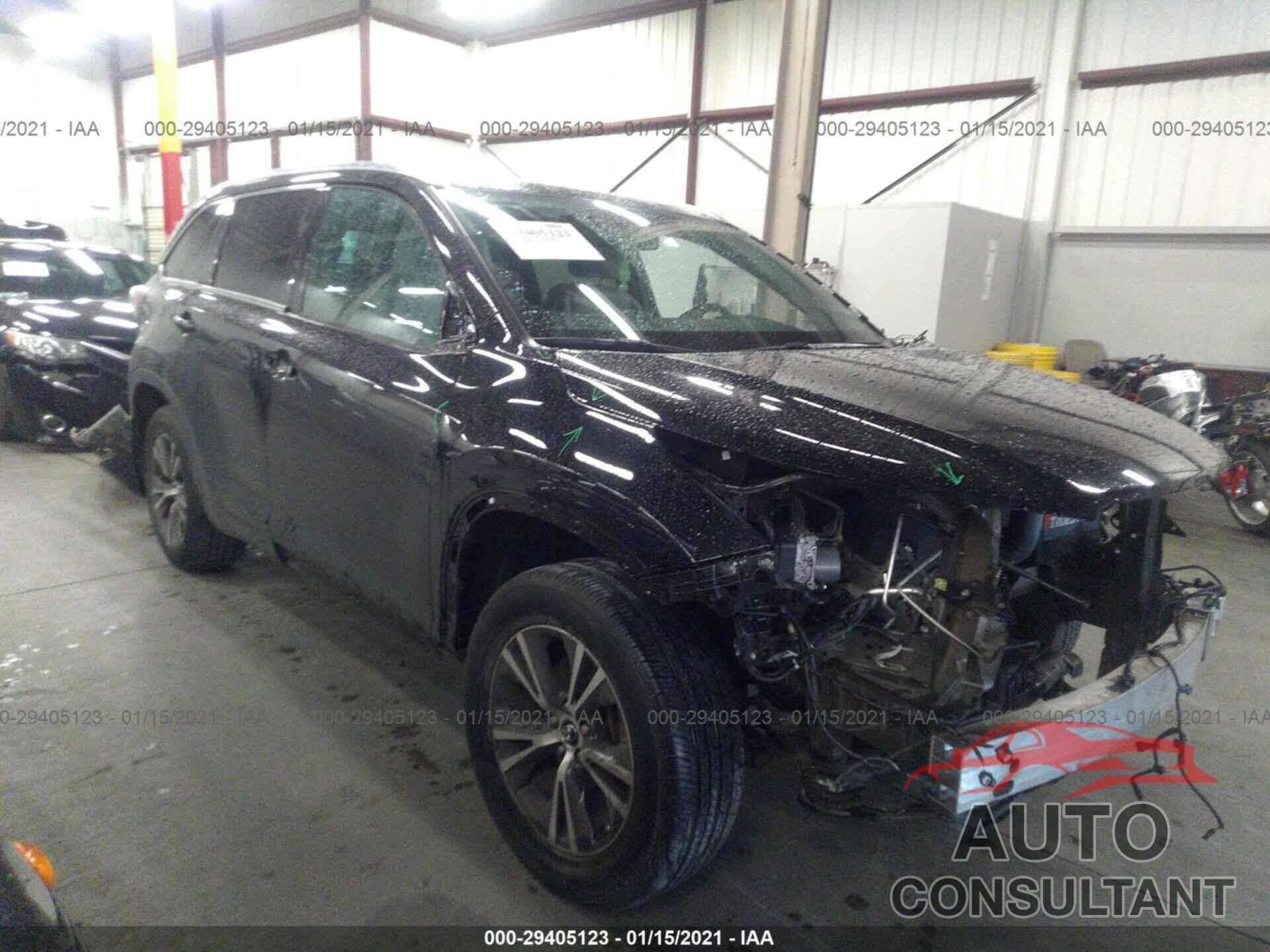 TOYOTA HIGHLANDER 2016 - 5TDJKRFHXGS287029