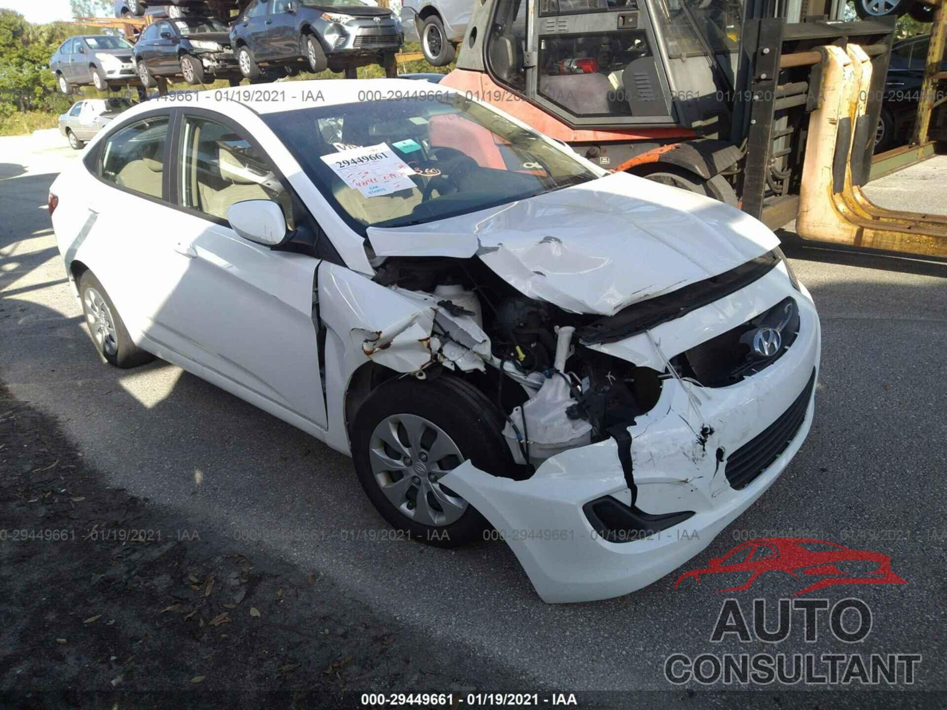 HYUNDAI ACCENT 2017 - KMHCT4AE3HU271110
