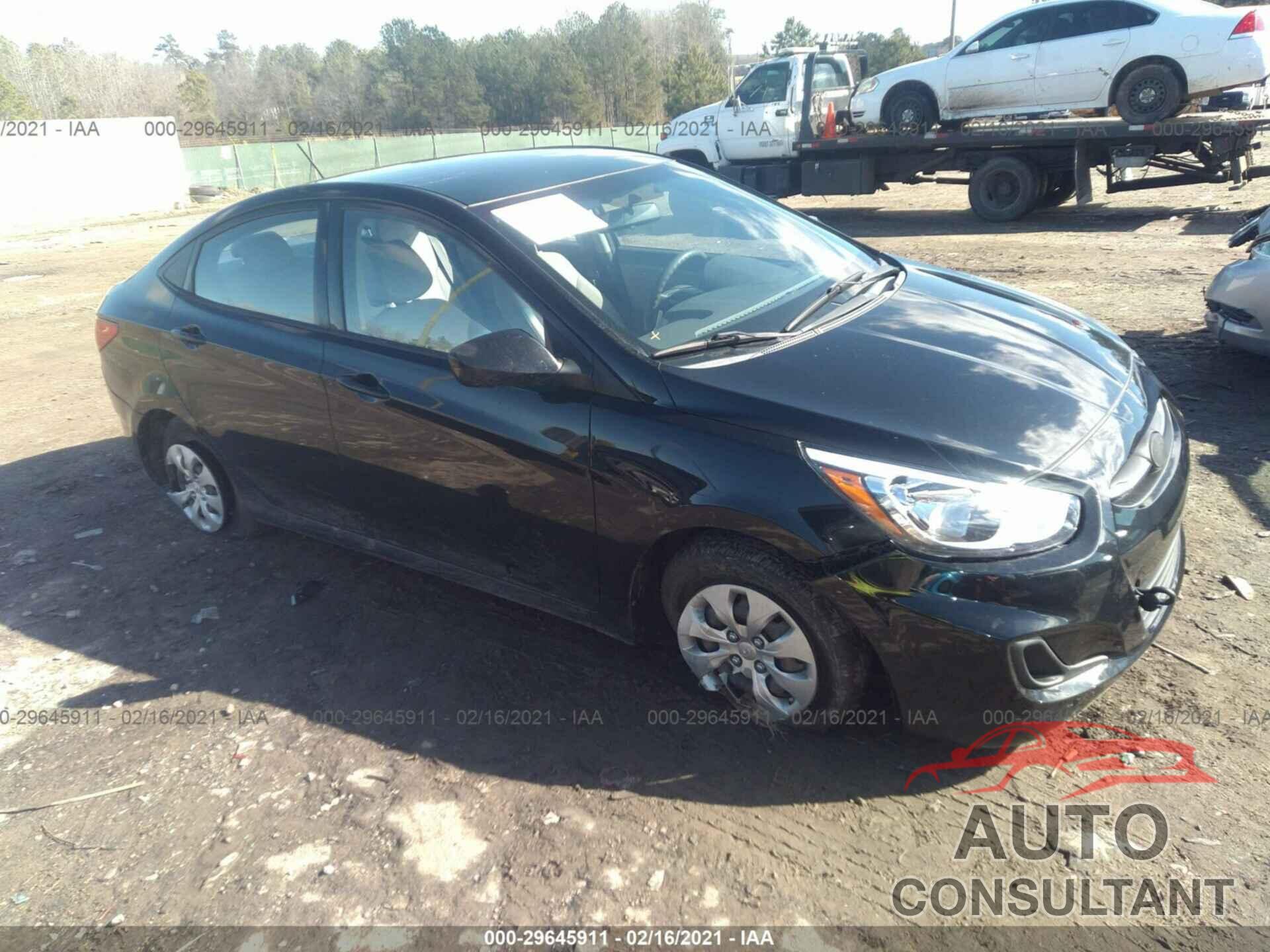 HYUNDAI ACCENT 2016 - KMHCT4AE5GU109641