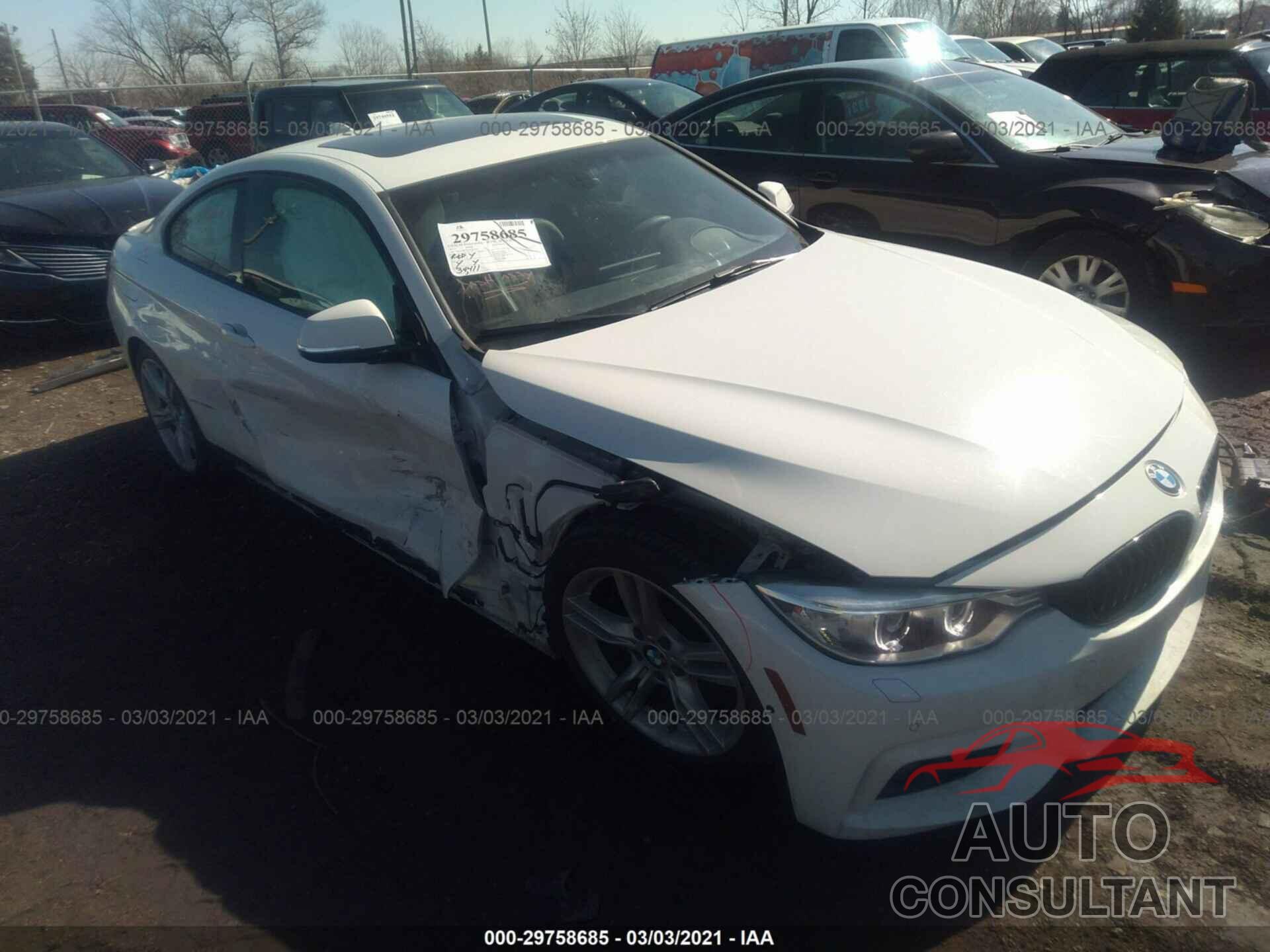 BMW 4 SERIES 2017 - WBA4R9C33HK878763