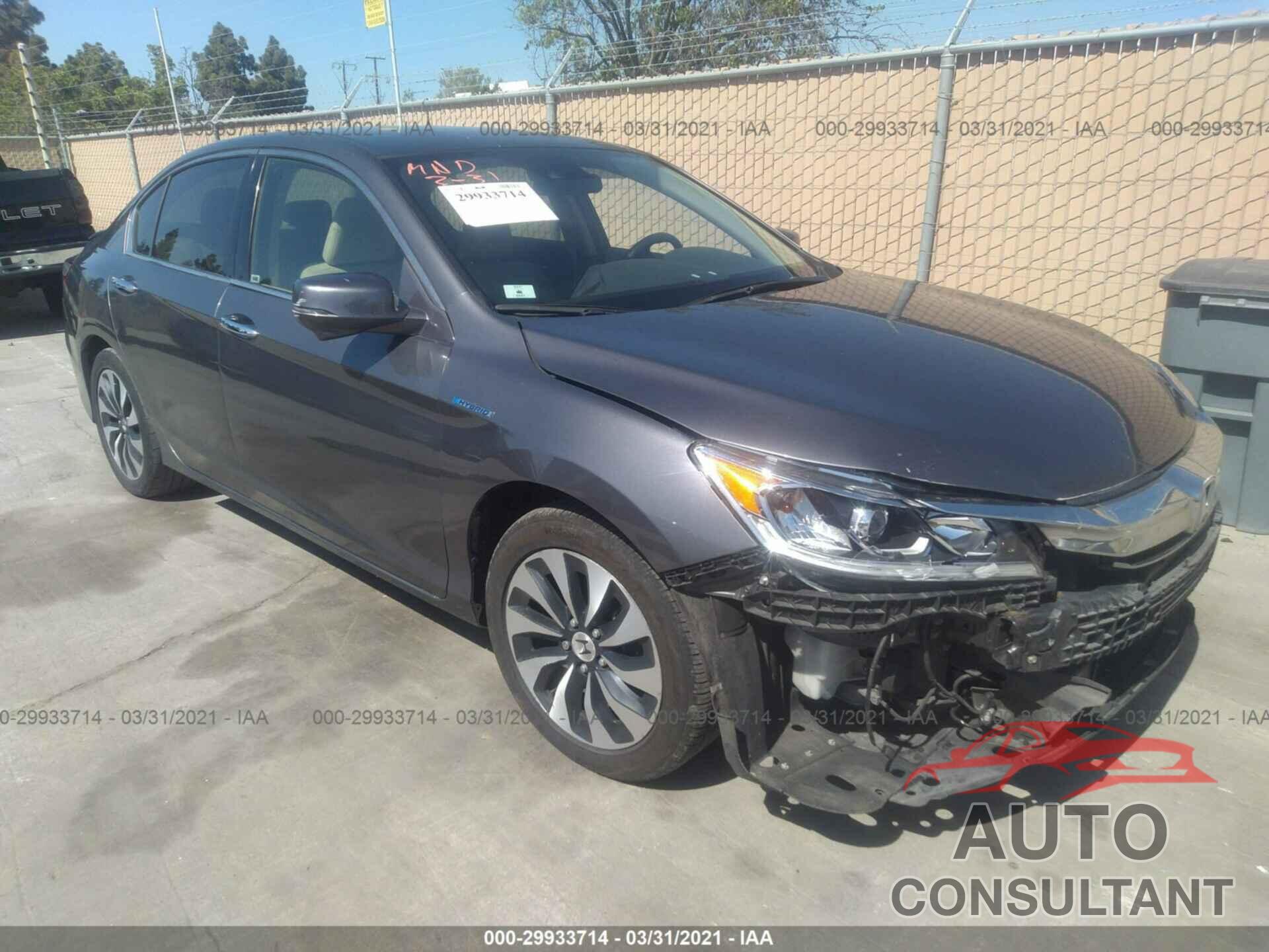 HONDA ACCORD HYBRID 2017 - JHMCR6F36HC005168