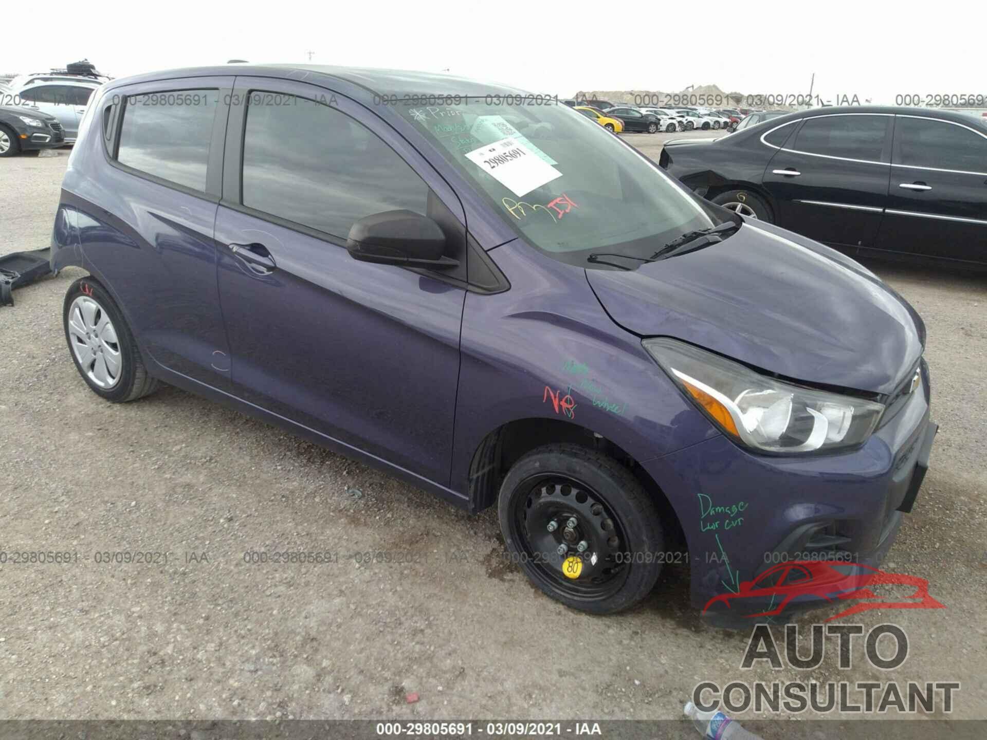 CHEVROLET SPARK 2016 - KL8CB6SA8GC603506