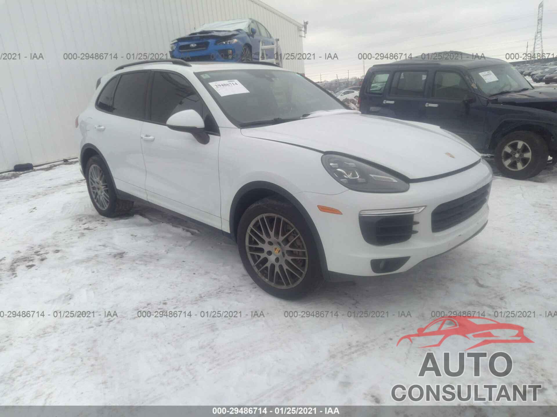 PORSCHE CAYENNE 2016 - WP1AB2A26GLA92393