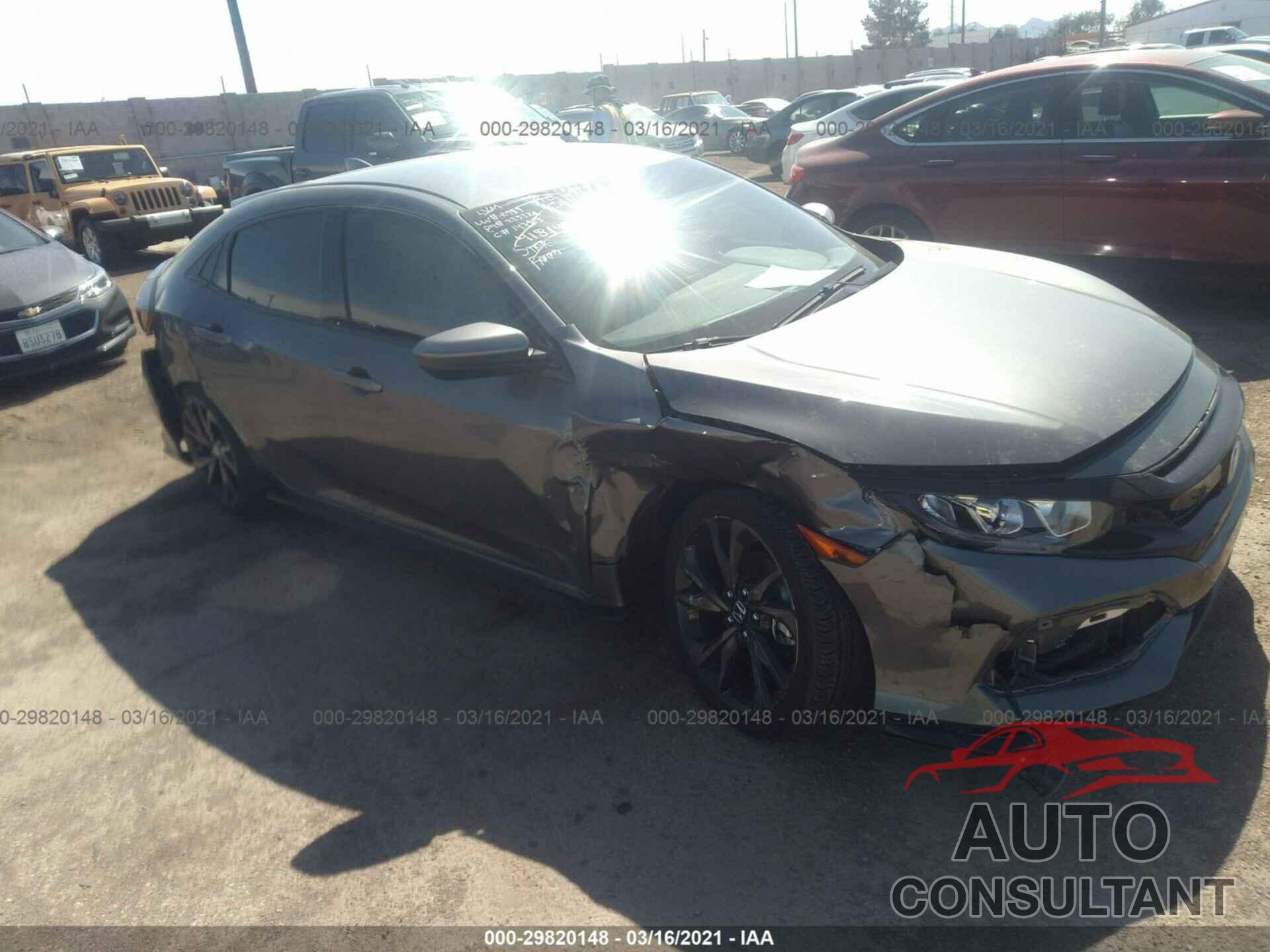 HONDA CIVIC HATCHBACK 2017 - SHHFK7H46HU225457