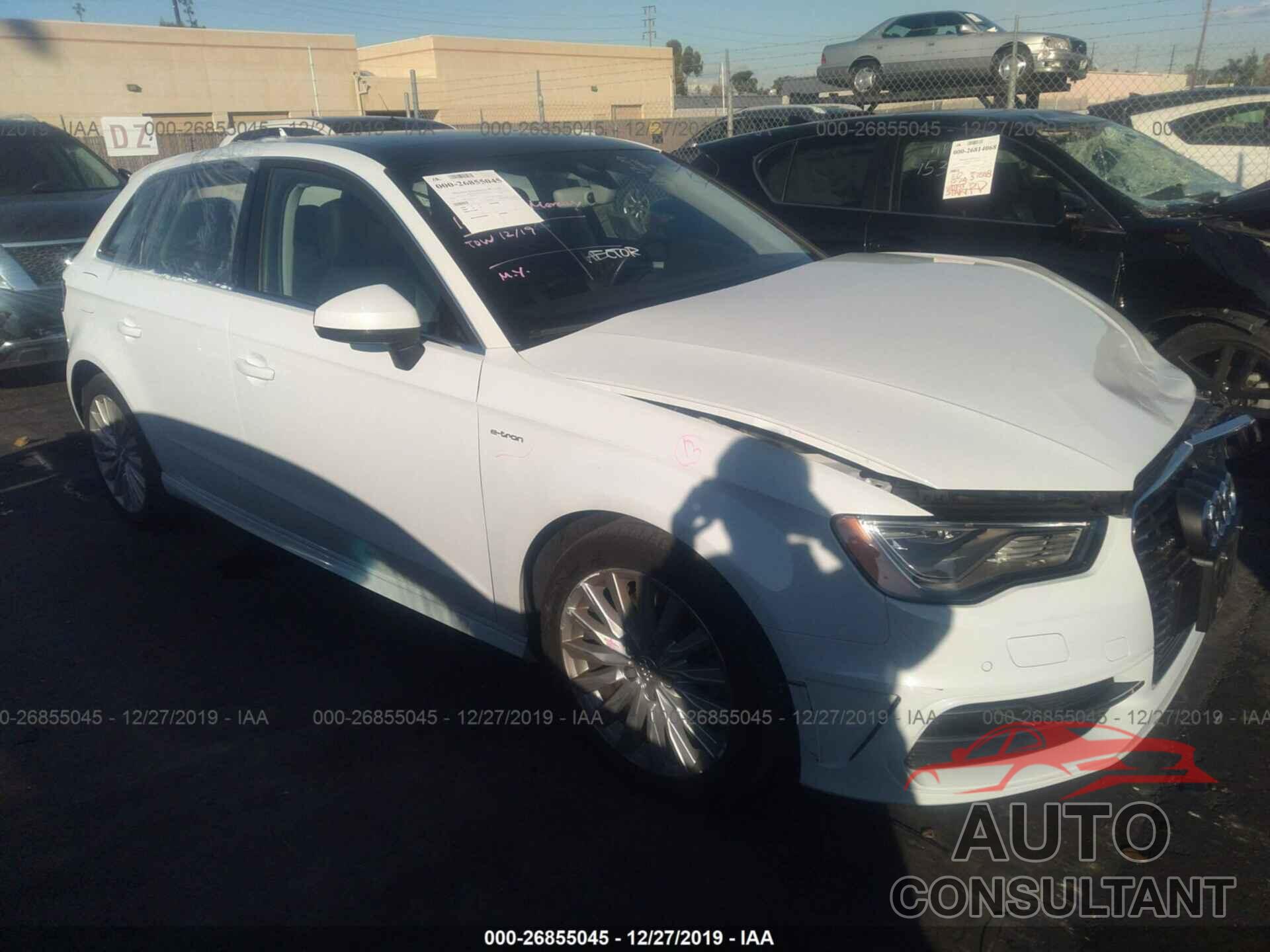 AUDI A3 2016 - WAUSPBFF8GA159796