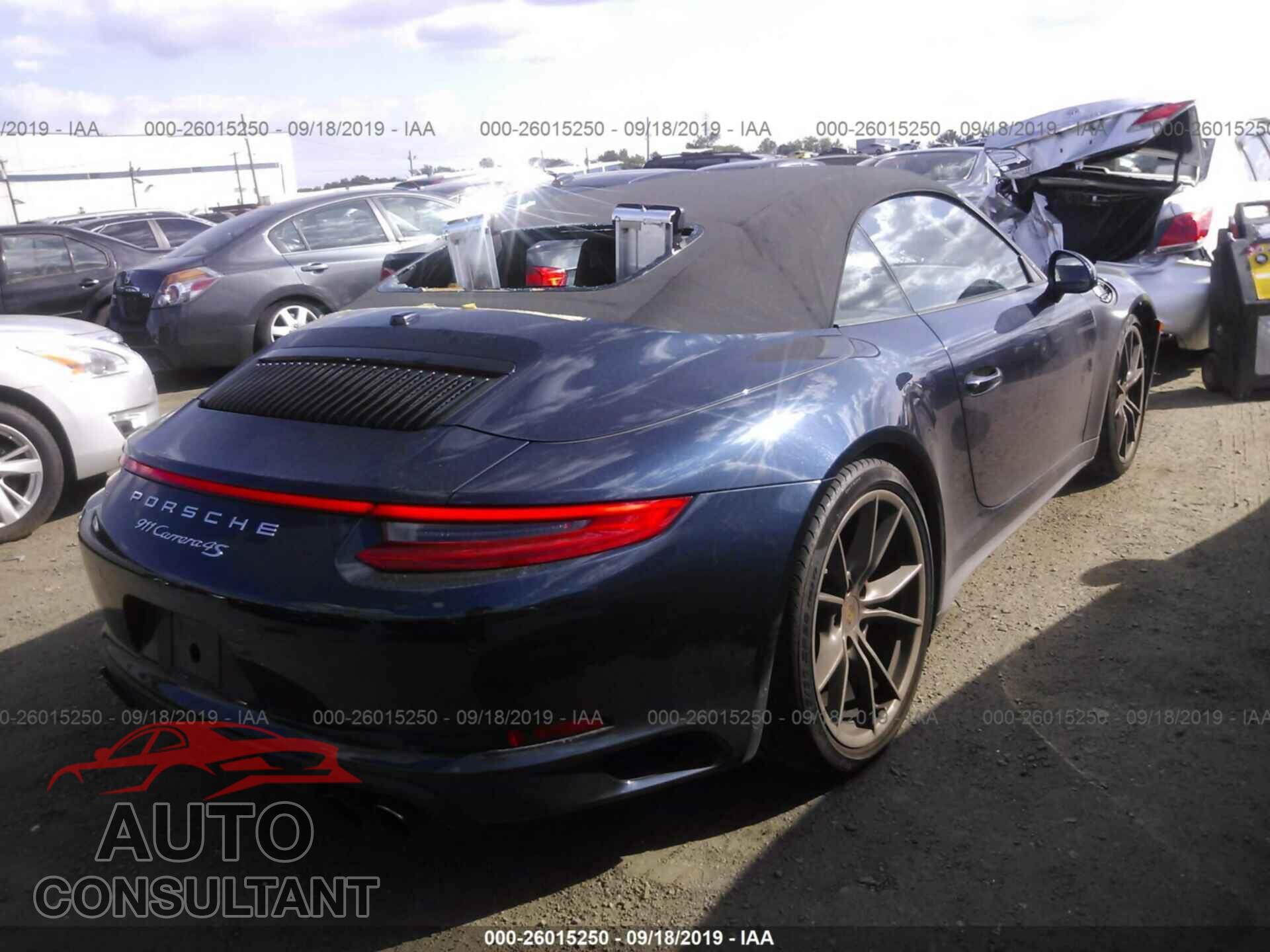 PORSCHE 911 2017 - WP0CB2A95HS155496