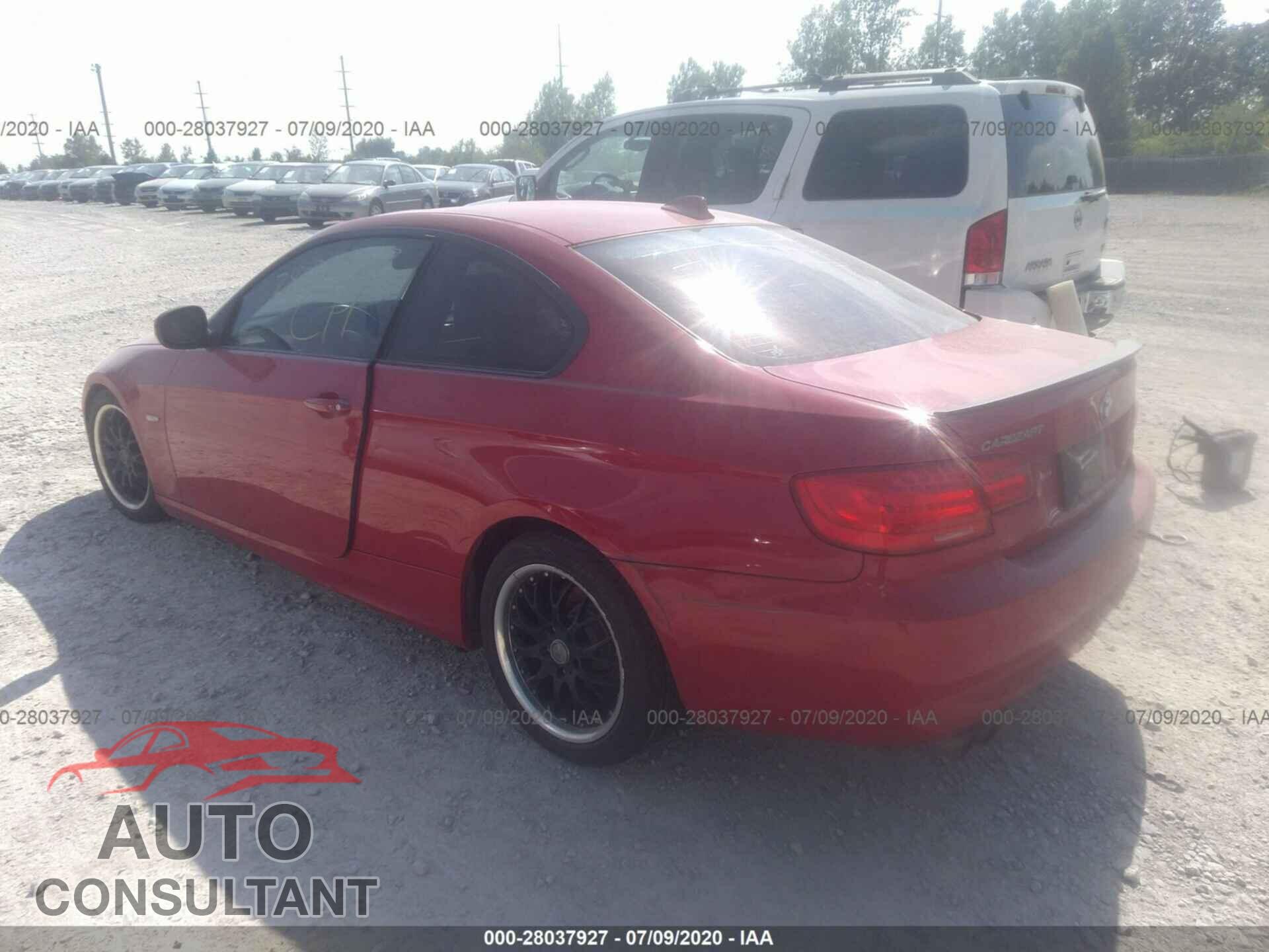 BMW 3 SERIES 2011 - WBAKE5C58BE755267