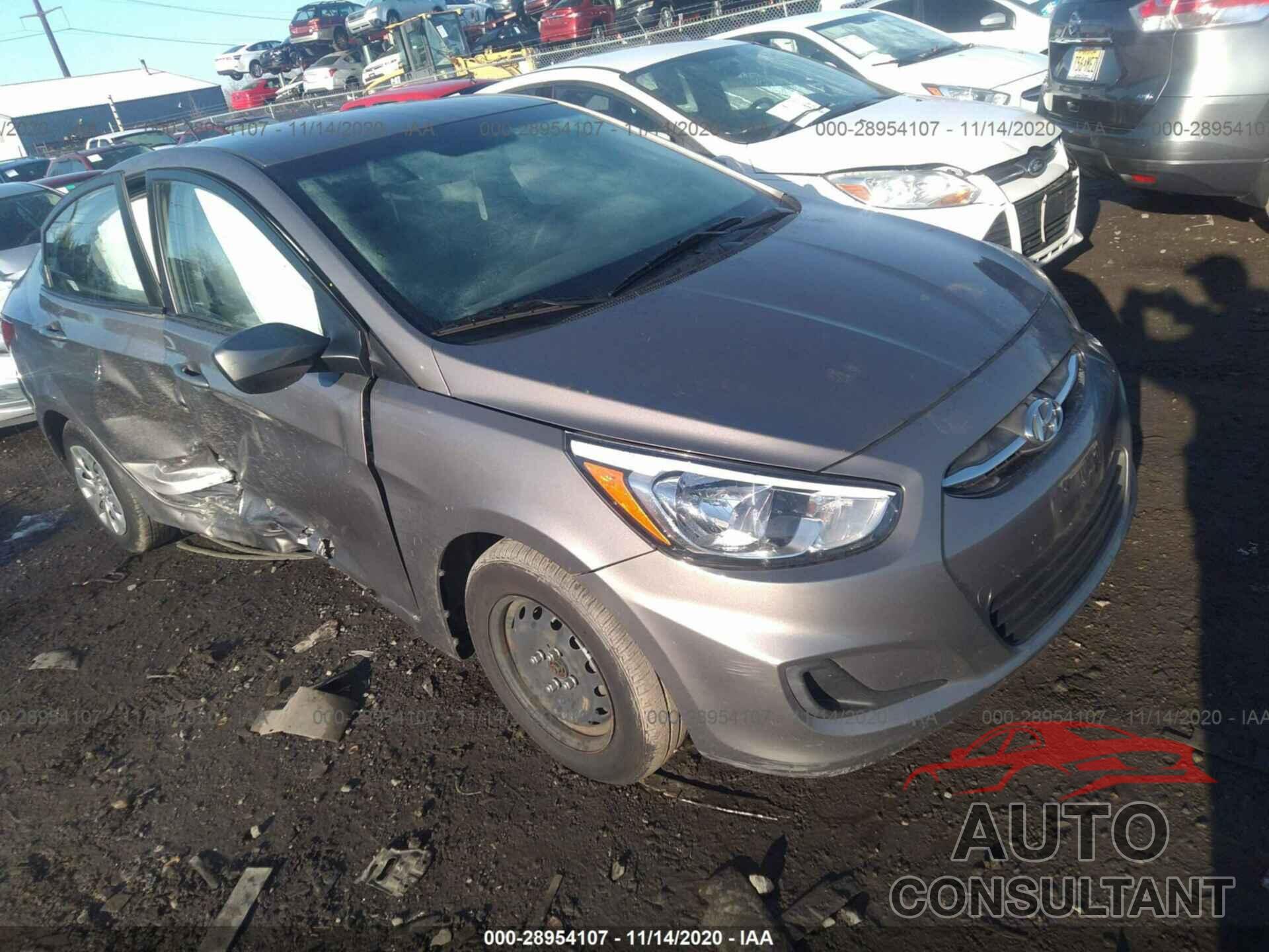 HYUNDAI ACCENT 2017 - KMHCT4AE6HU369693