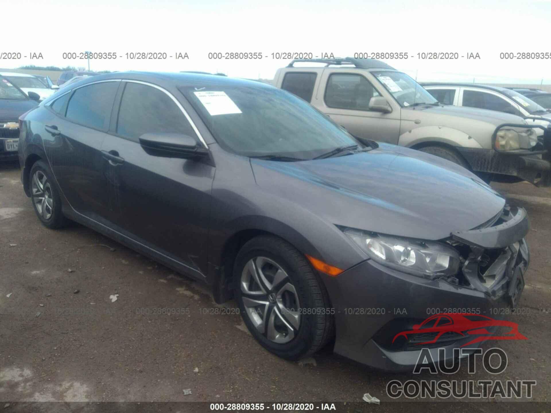 HONDA CIVIC SEDAN 2017 - 19XFC2F54HE054999