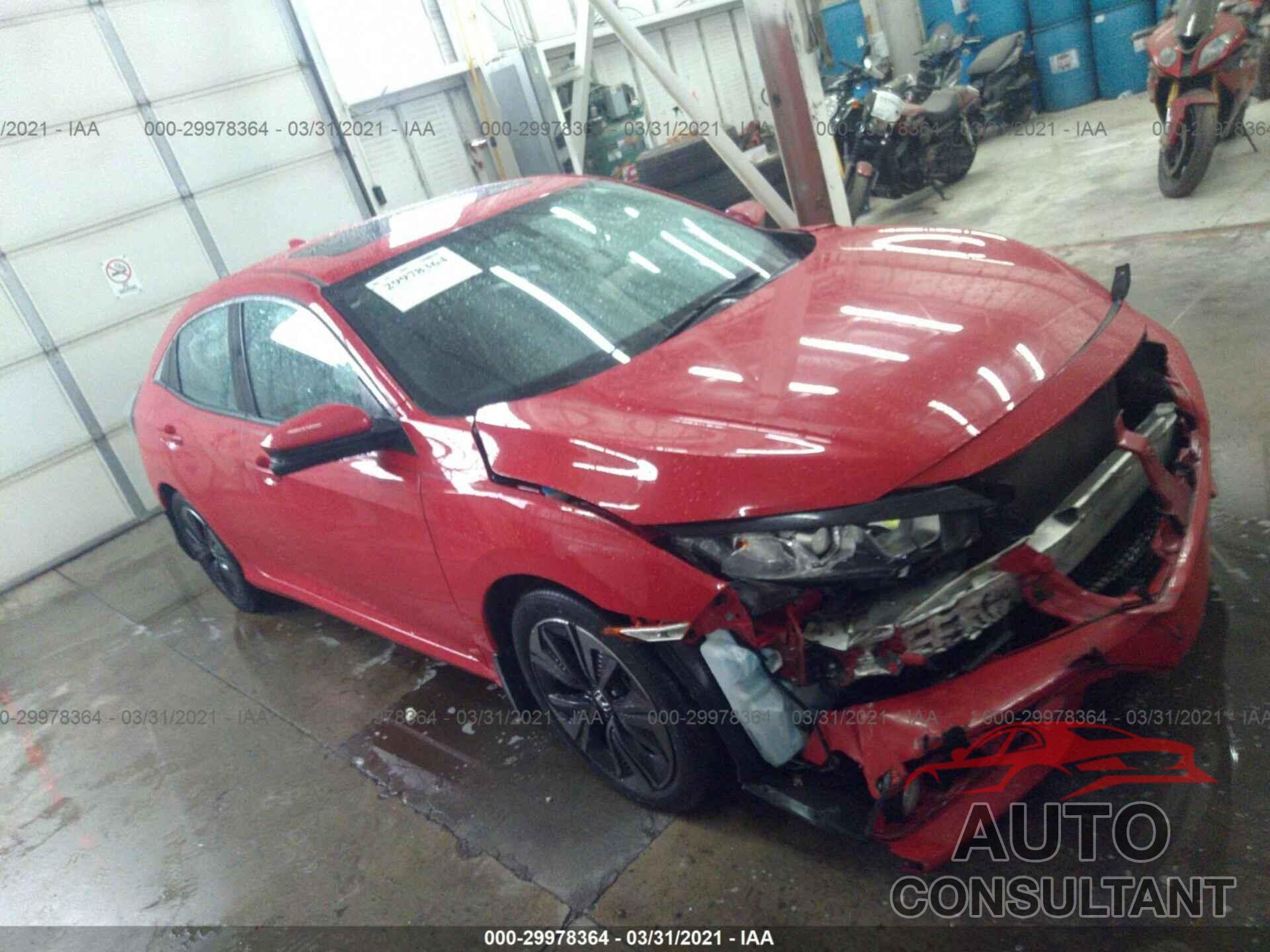 HONDA CIVIC HATCHBACK 2017 - SHHFK7H75HU203699
