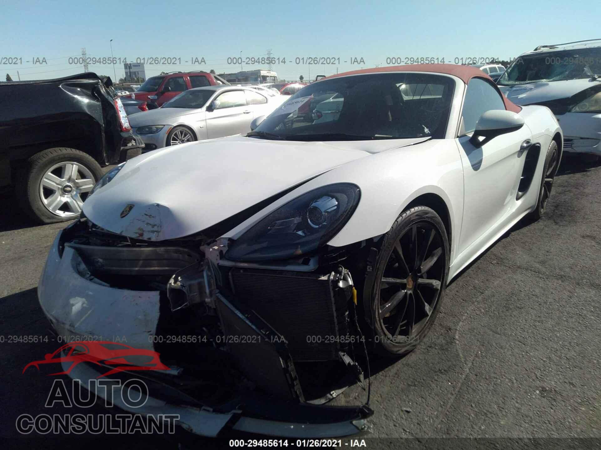 PORSCHE 718 BOXSTER 2018 - WP0CA2A80JS210405