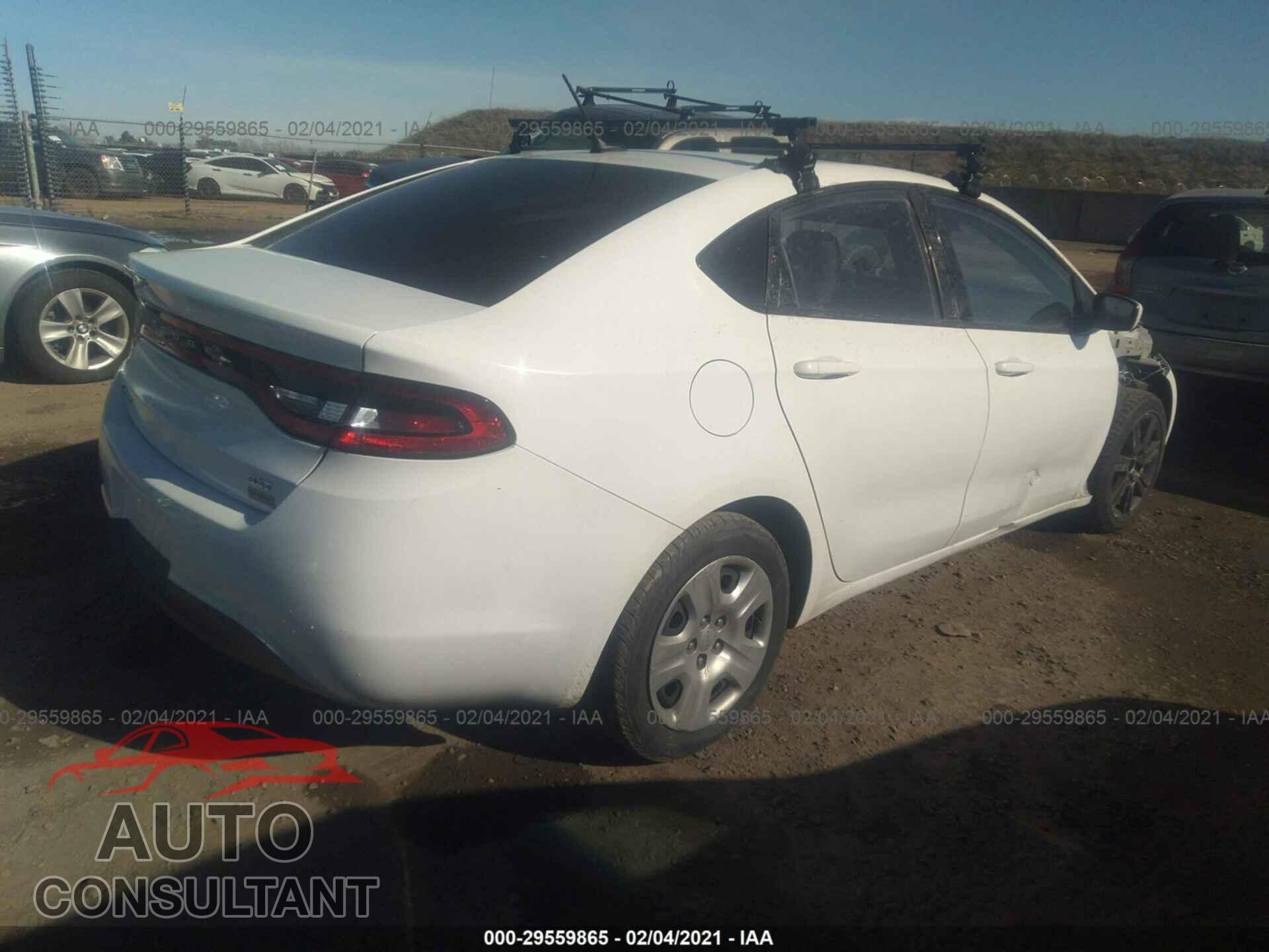 DODGE DART 2016 - 1C3CDFBA6GD604900