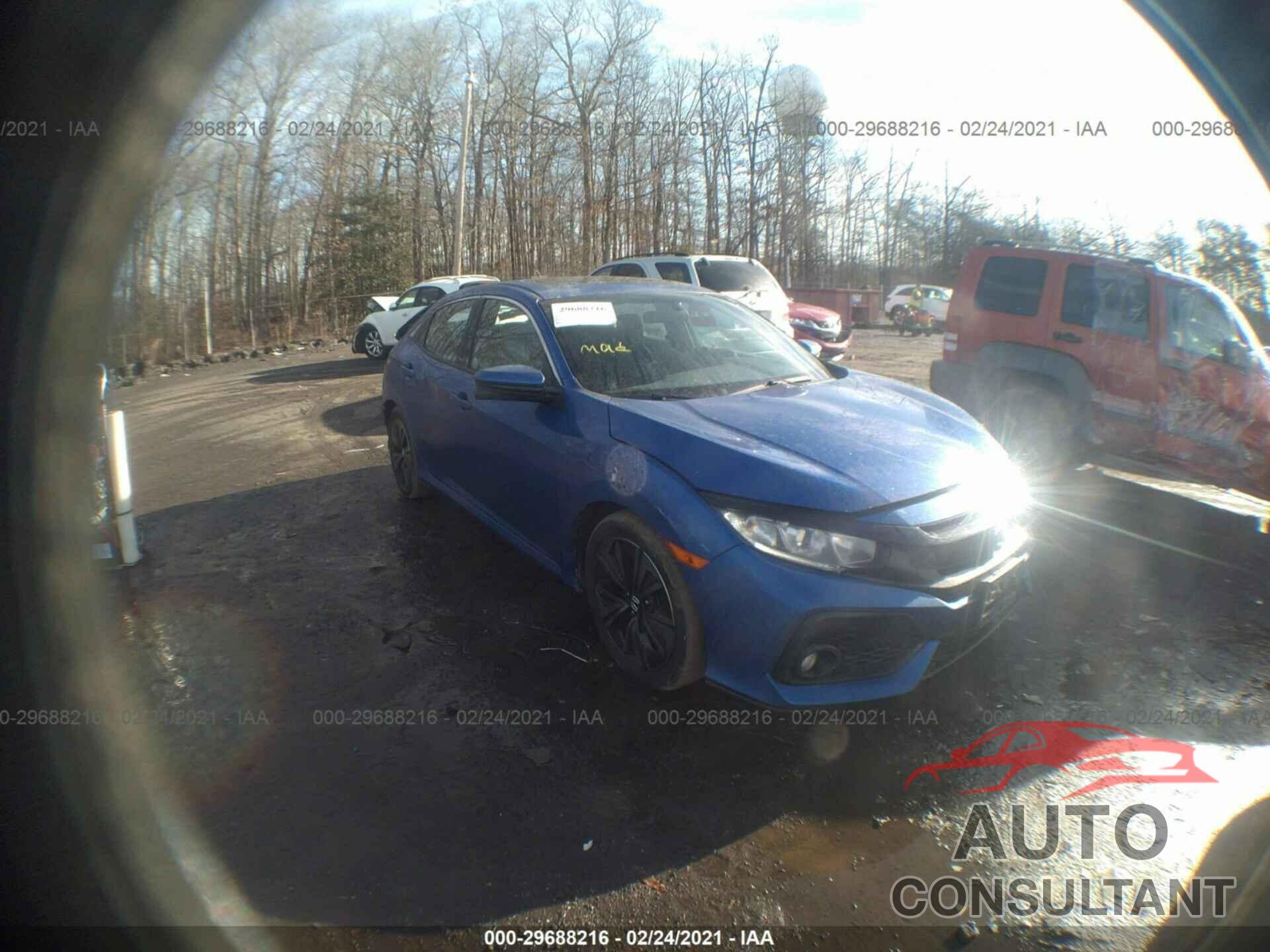 HONDA CIVIC HATCHBACK 2018 - SHHFK7H58JU418434